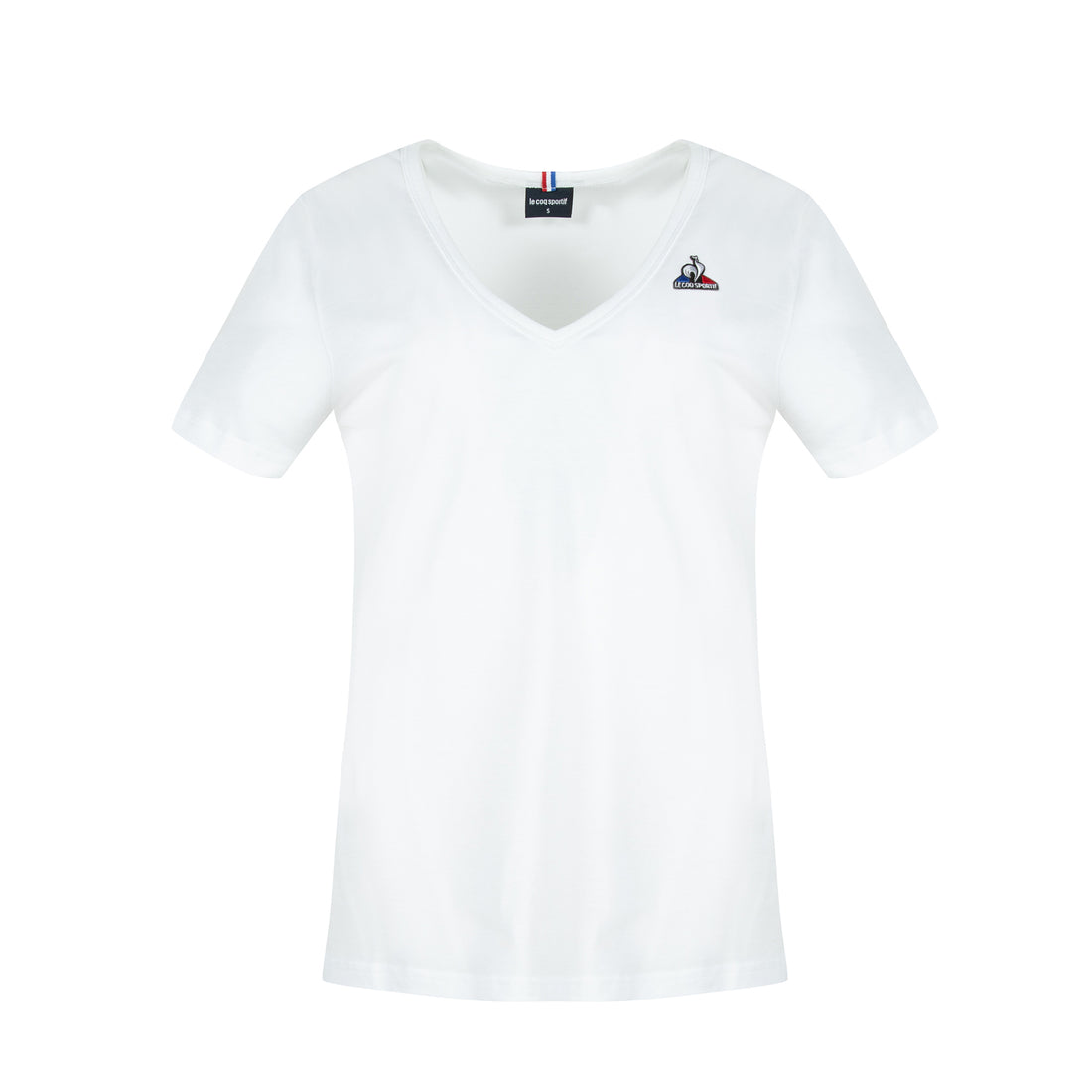 2210511-ESS Tee SS Col V N°1 W new optical white  | T-Shirt für Damen