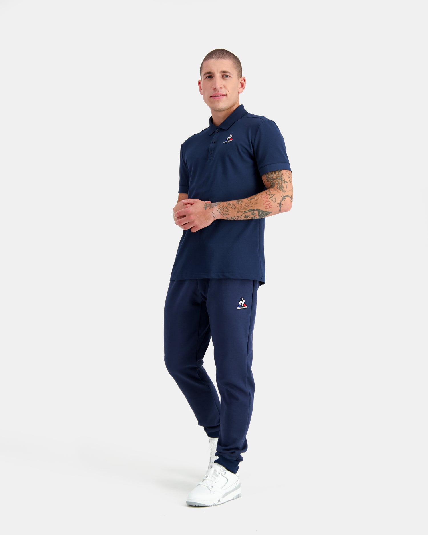 2310551-ESS Polo SS N°2 M dress blues  | Polo Shirt for men en jersey piqué &quot;Perf&quot;