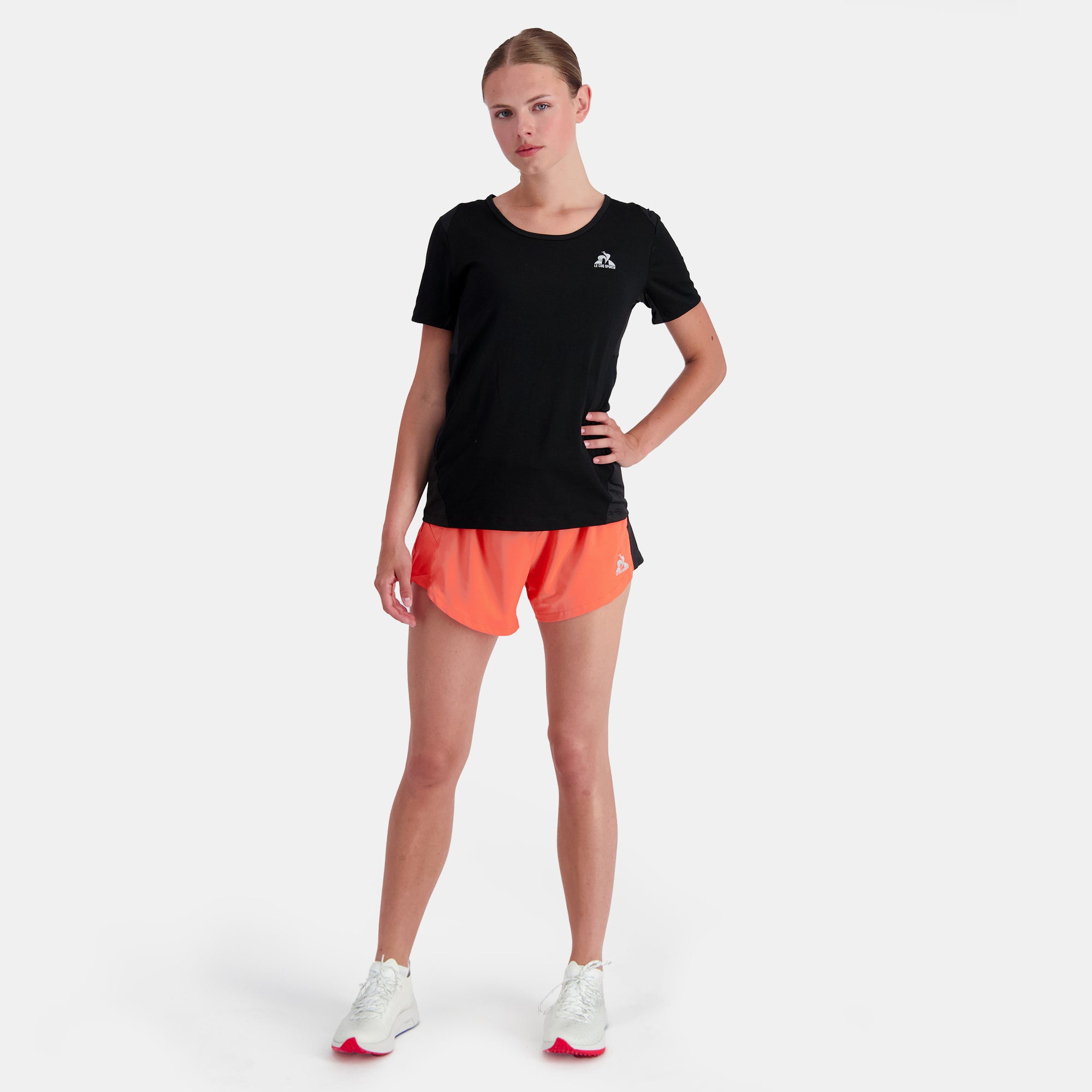 2310667-TRAINING LF Short Running N°2 W orange p  | Pantalones Cortos Mujer