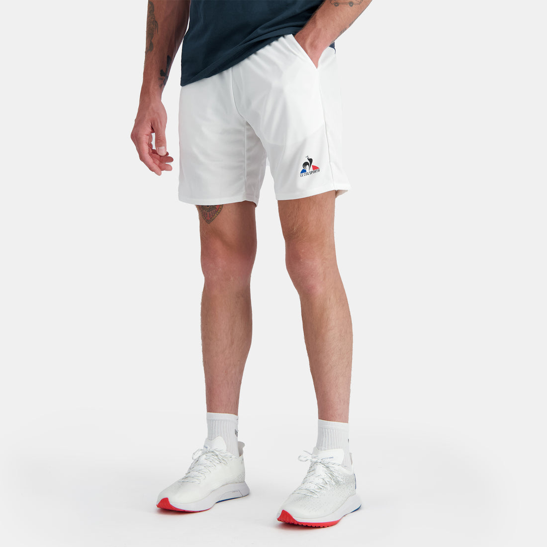 2320143-TENNIS Short N°3 M new optical white/dre  | Shorts for men