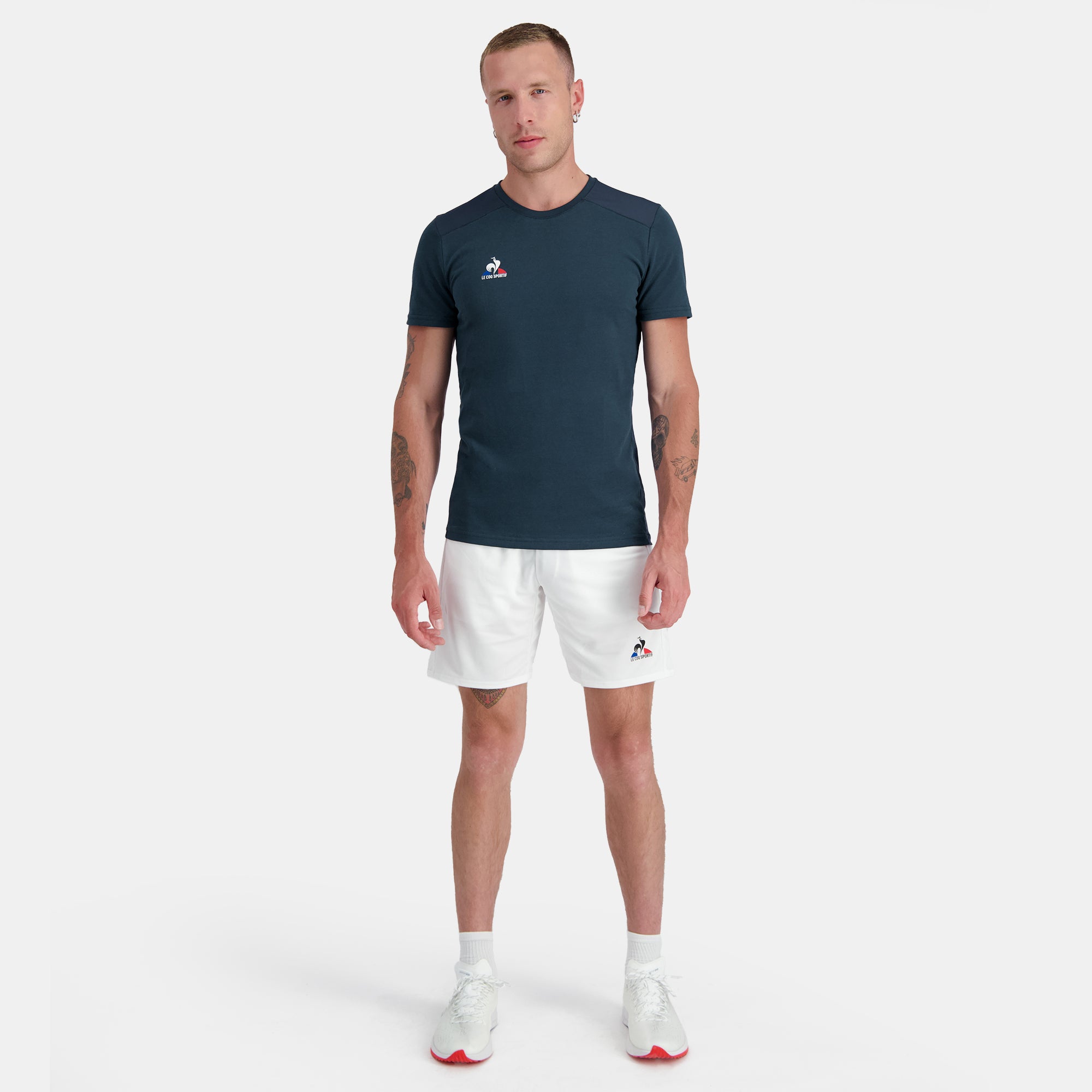 2320143-TENNIS Short N°3 M new optical white/dre  | Pantaloncini Uomo