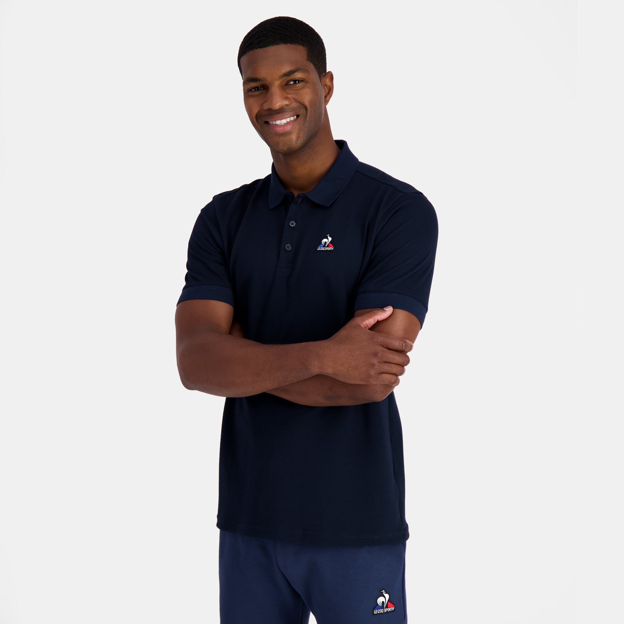 Polo Shirt for men Essentiels - Blue – Le Coq Sportif