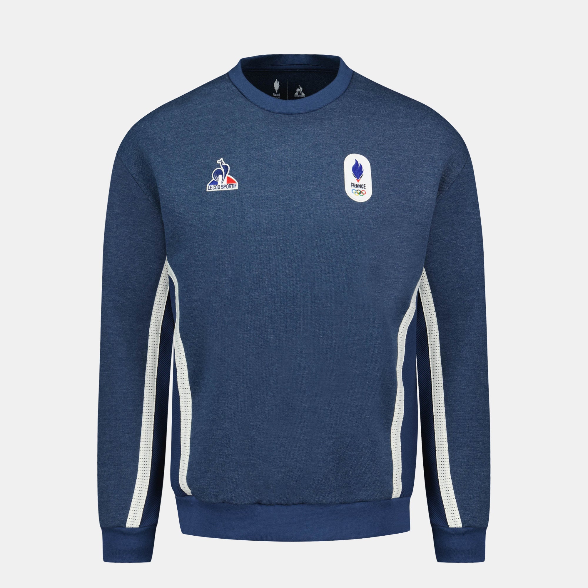 2410049-EFRO 24 Crew Sweat N°1 M insignia blue  | Felpa A Girocollo Unisex