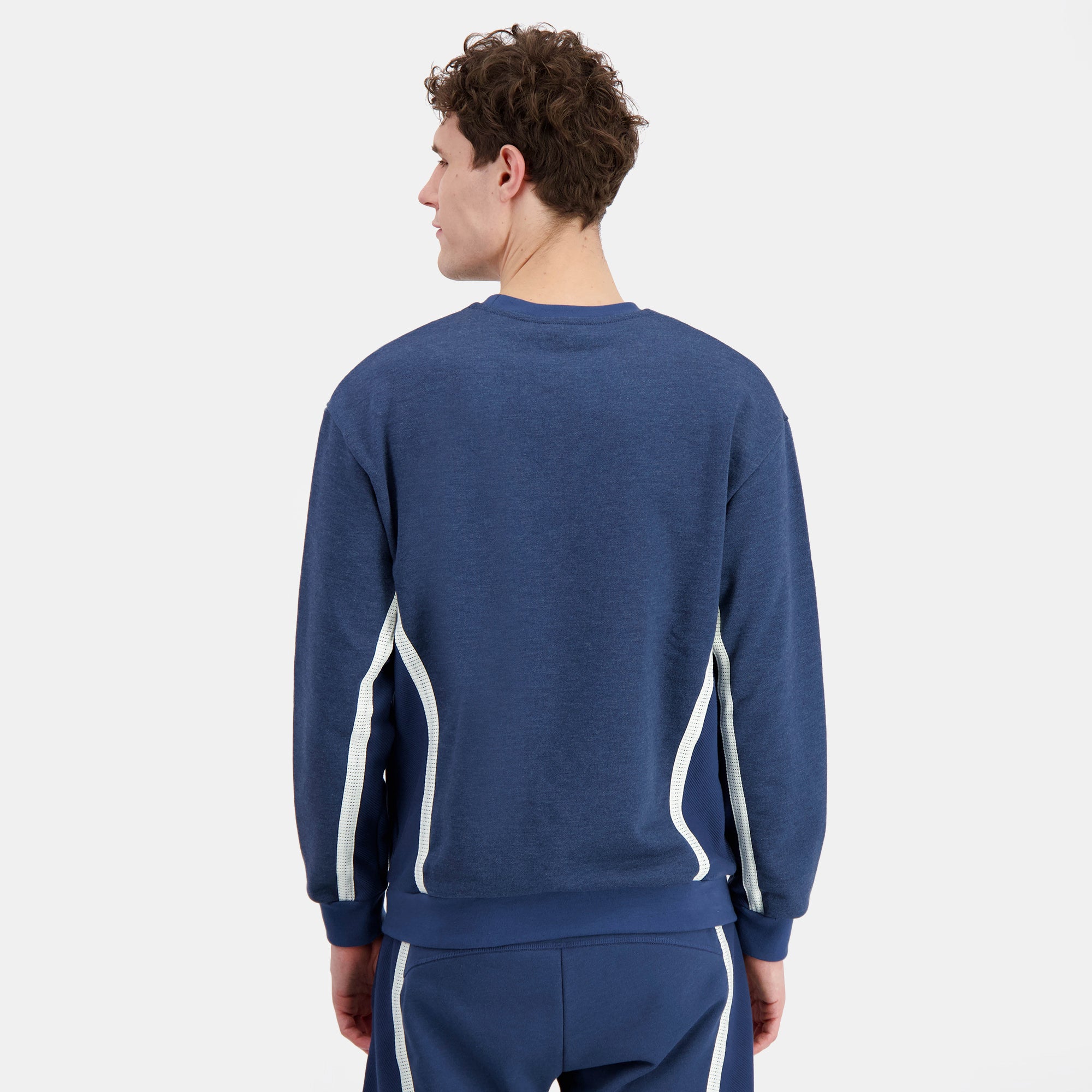 2410049-EFRO 24 Crew Sweat N°1 M insignia blue  | Felpa A Girocollo Unisex