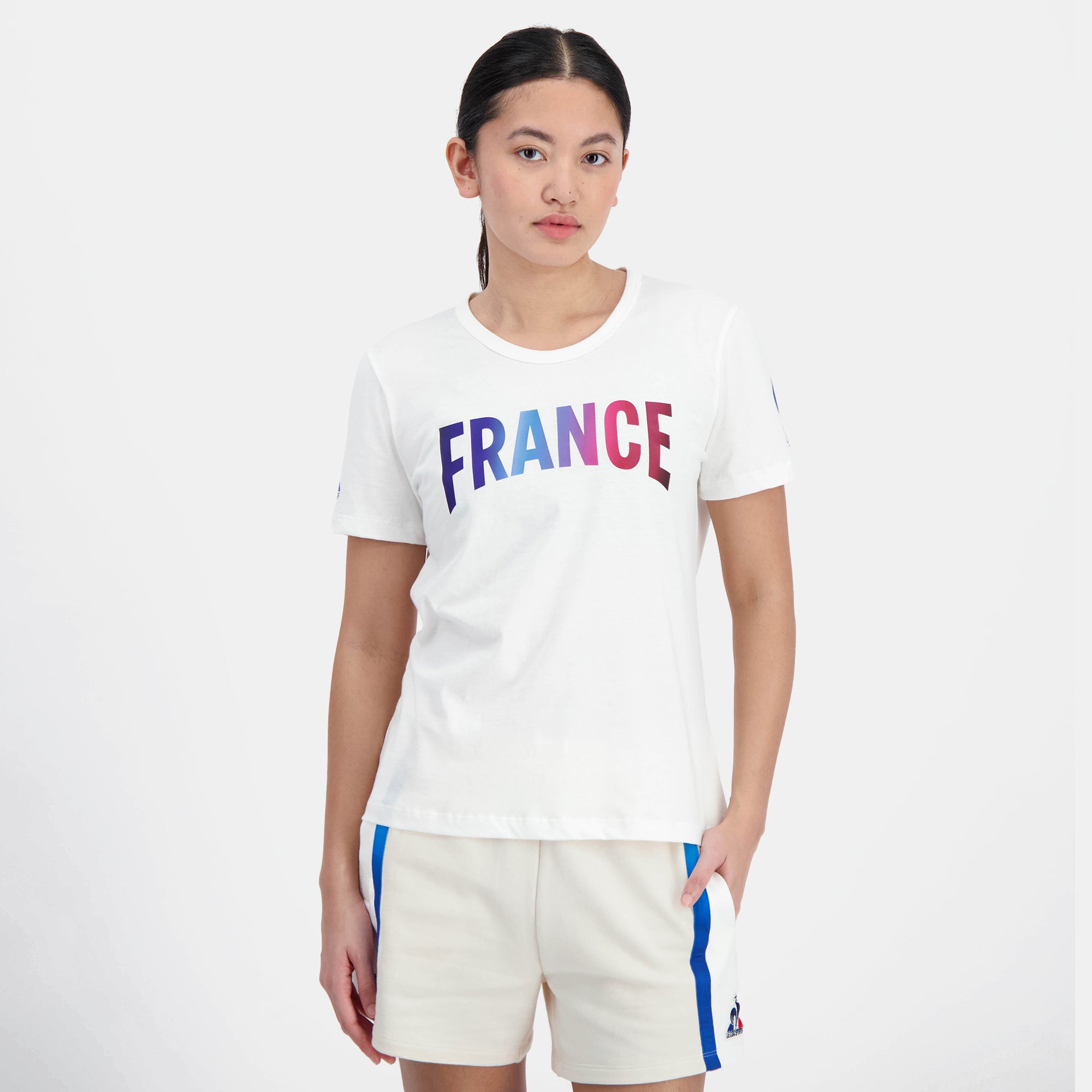 2410062-EFRO 24 Tee SS N°1 W marshmallow | T-shirt Équipe de France Femme