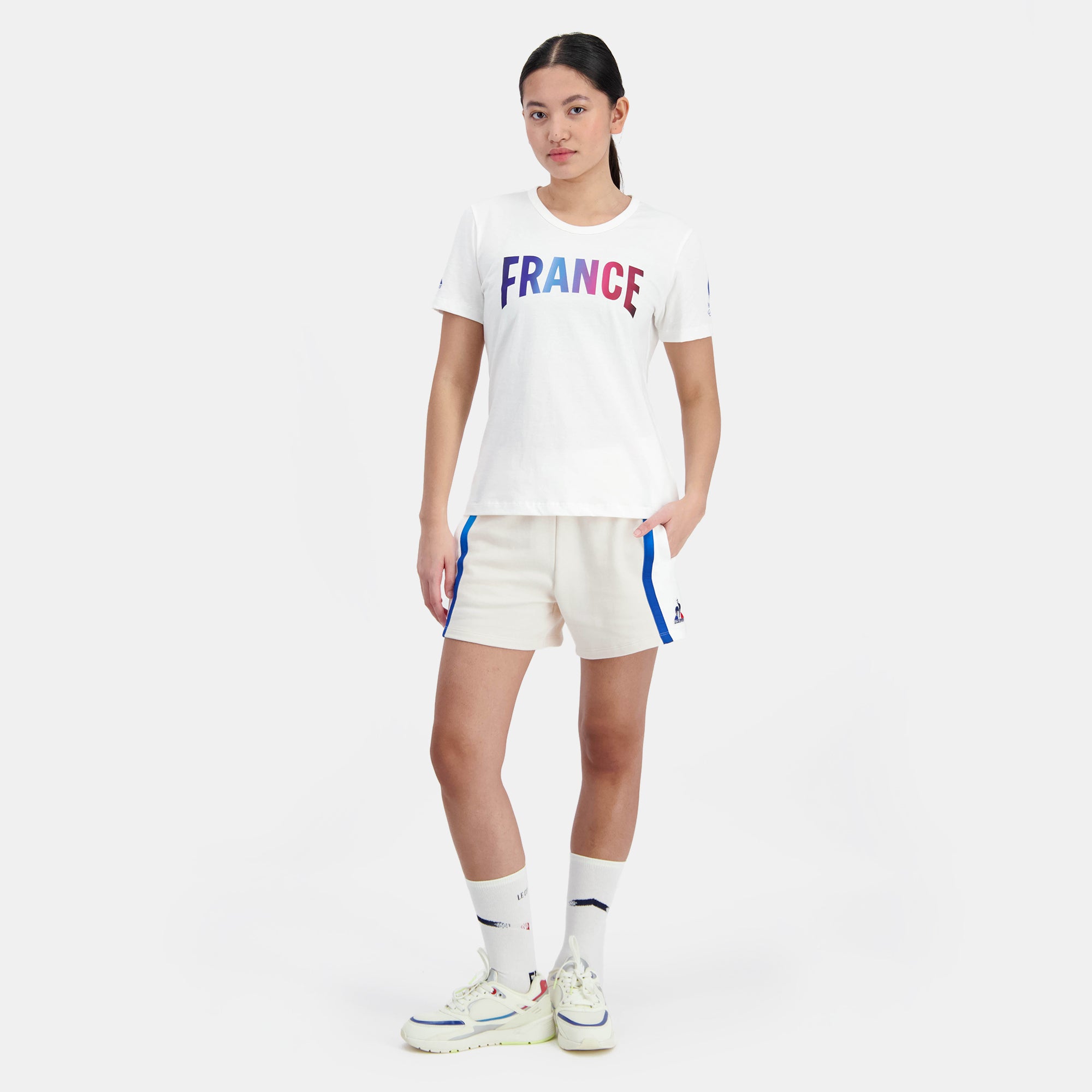 2410062-EFRO 24 Tee SS N°1 W marshmallow | T-shirt Équipe de France Femme