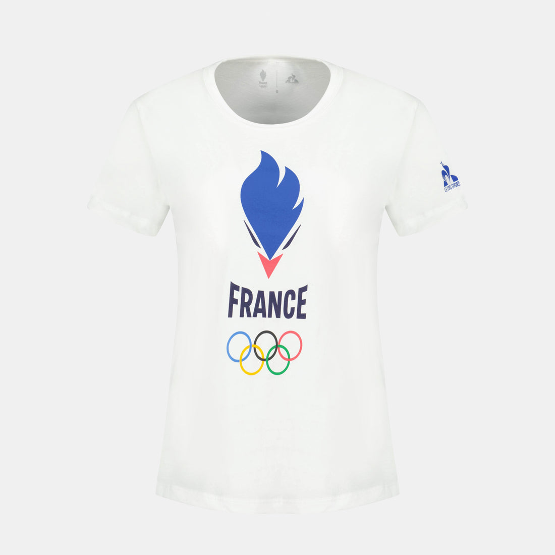 2410064-EFRO 24 Tee SS N°5 W new optical white | T-shirt Équipe de France Femme
