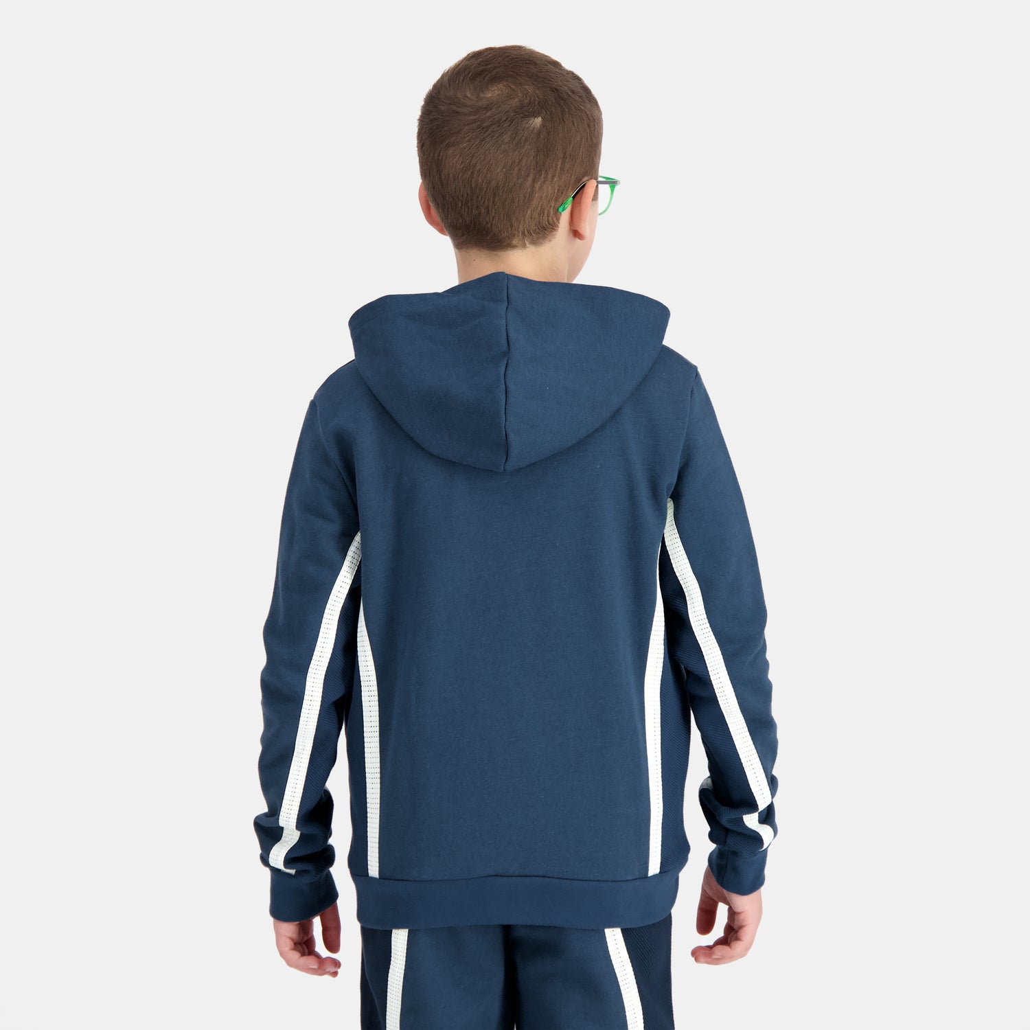2410090-EFRO 24 FZ Hoody N°1 Enfant insignia blu  | Felpa Con Cappuccio Con Zip Bambino