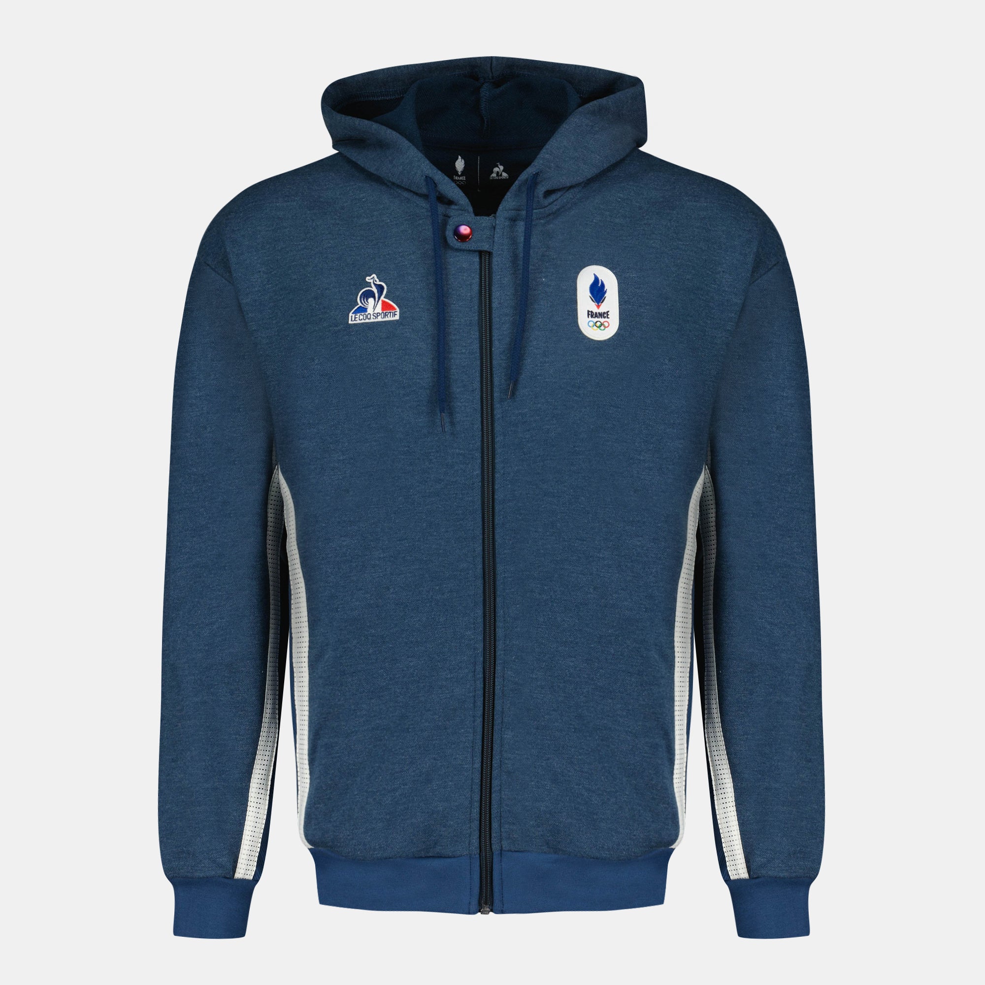 2410123-EFRO 24 FZ Hoody N°2 M insignia blue  | Felpa Con Cappuccio Con Zip Uomo