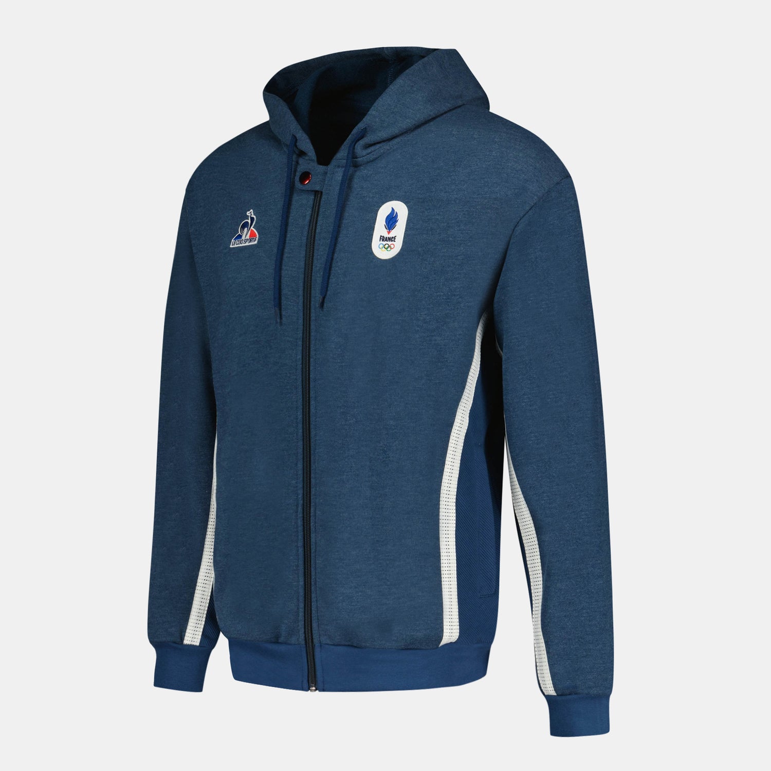 2410123-EFRO 24 FZ Hoody N°2 M insignia blue | Sweat zippé à capuche Équipe de France Homme