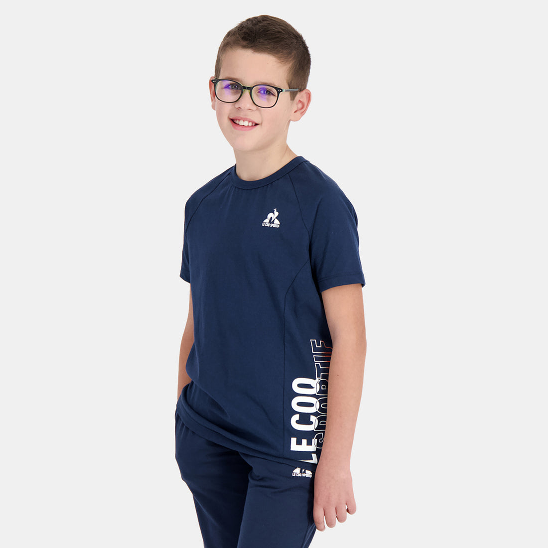 2410125-SAISON 2 Tee SS N°1 Enfant dress blues  | Camiseta para Niño