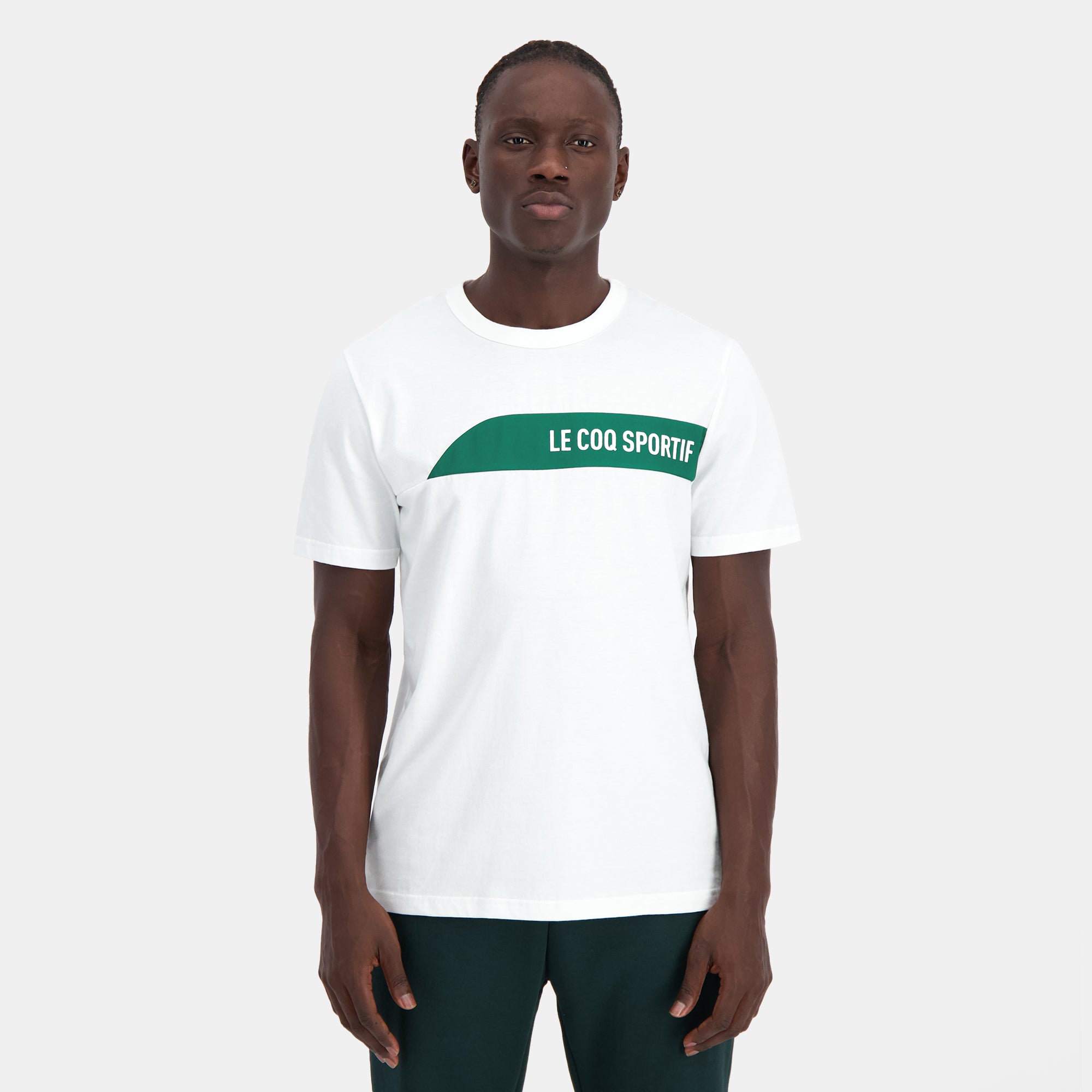 2410193-SAISON 2 Tee SS N°1 M new optical white  | T-Shirt for men