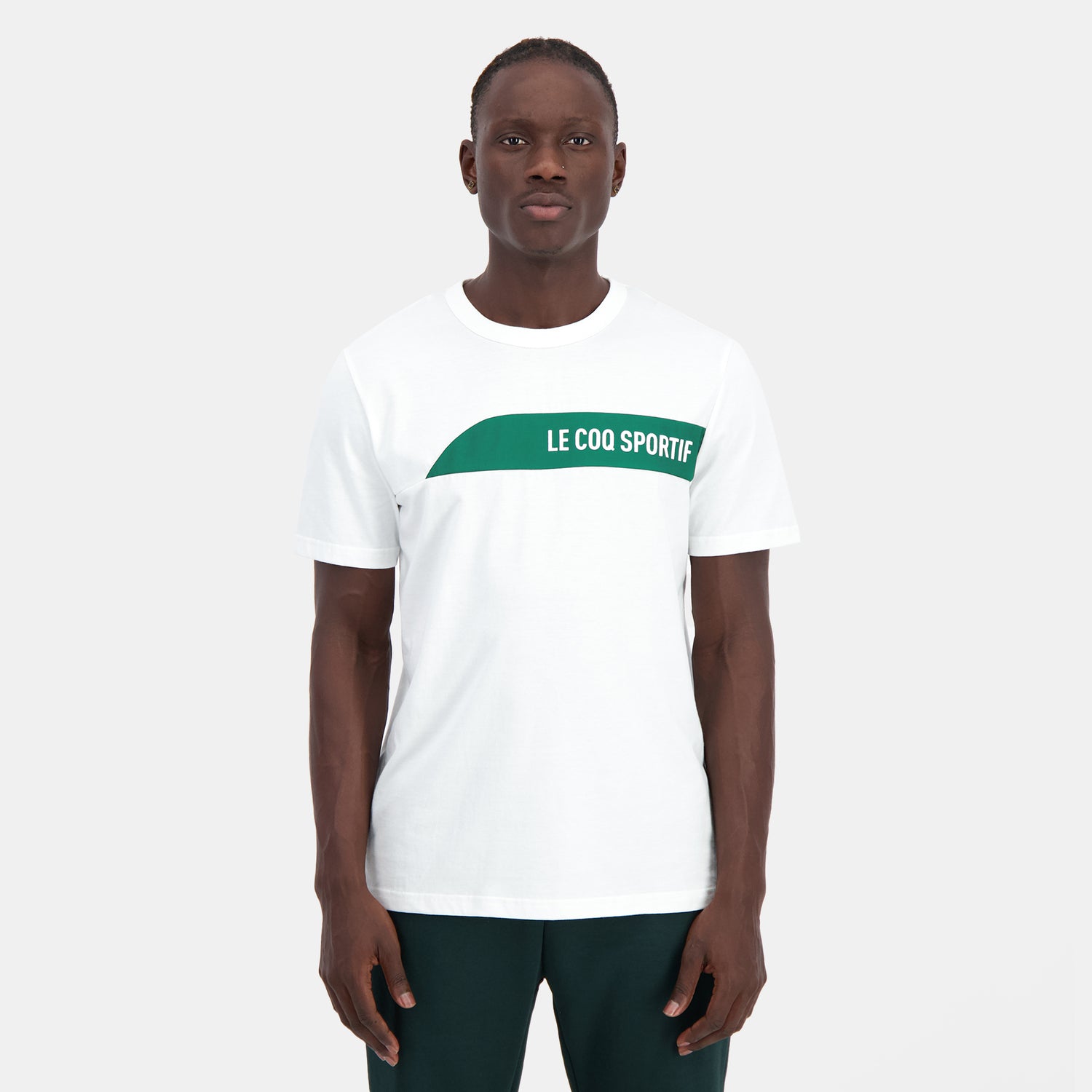 2410193-SAISON 2 Tee SS N°1 M new optical white  | T-Shirt for men
