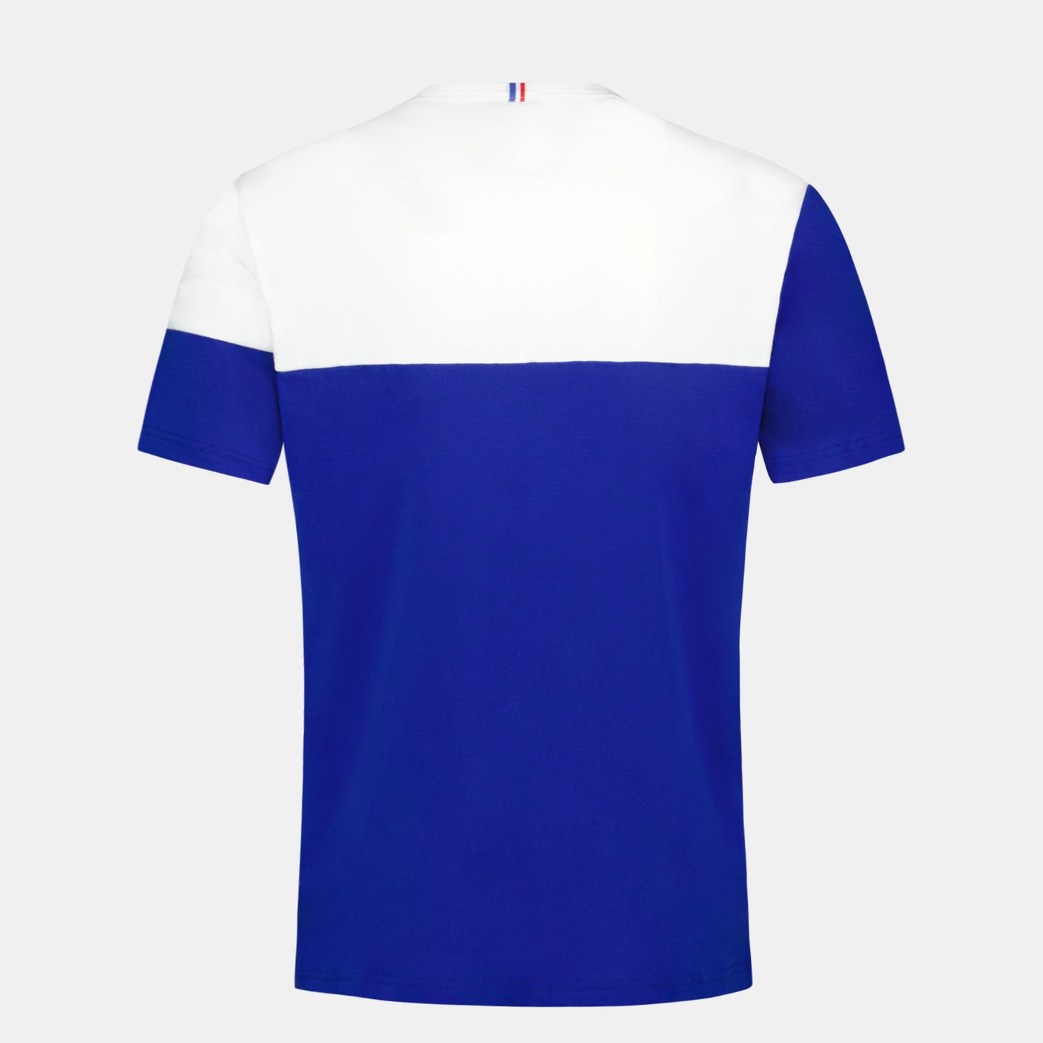 2410202-TRI Tee SS N°1 M new optical white/bleu  | T-Shirt for men