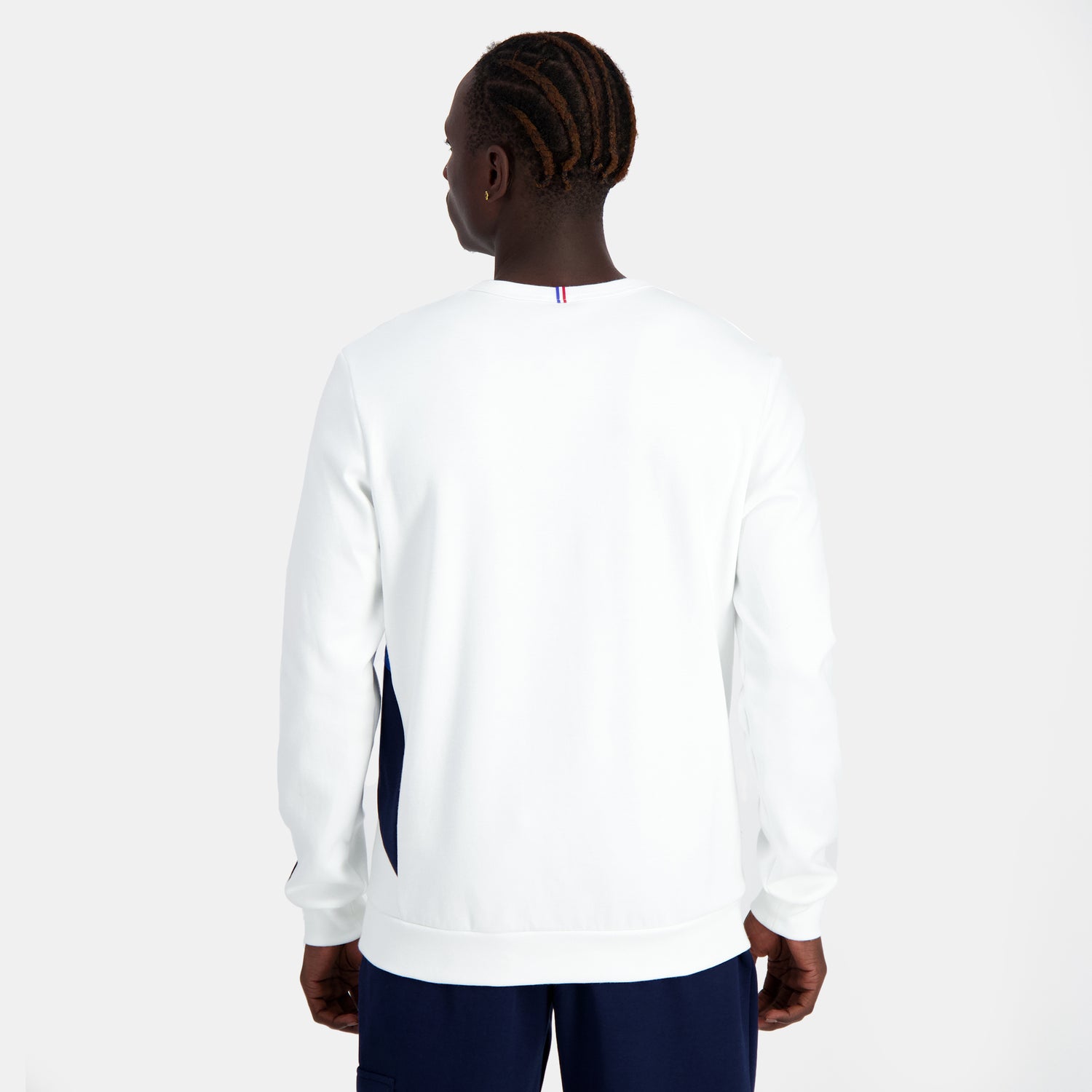 2410214-SAISON 1 Crew Sweat N°1 M new optical wh  | Round-Neck Sweatshirtshirt for men