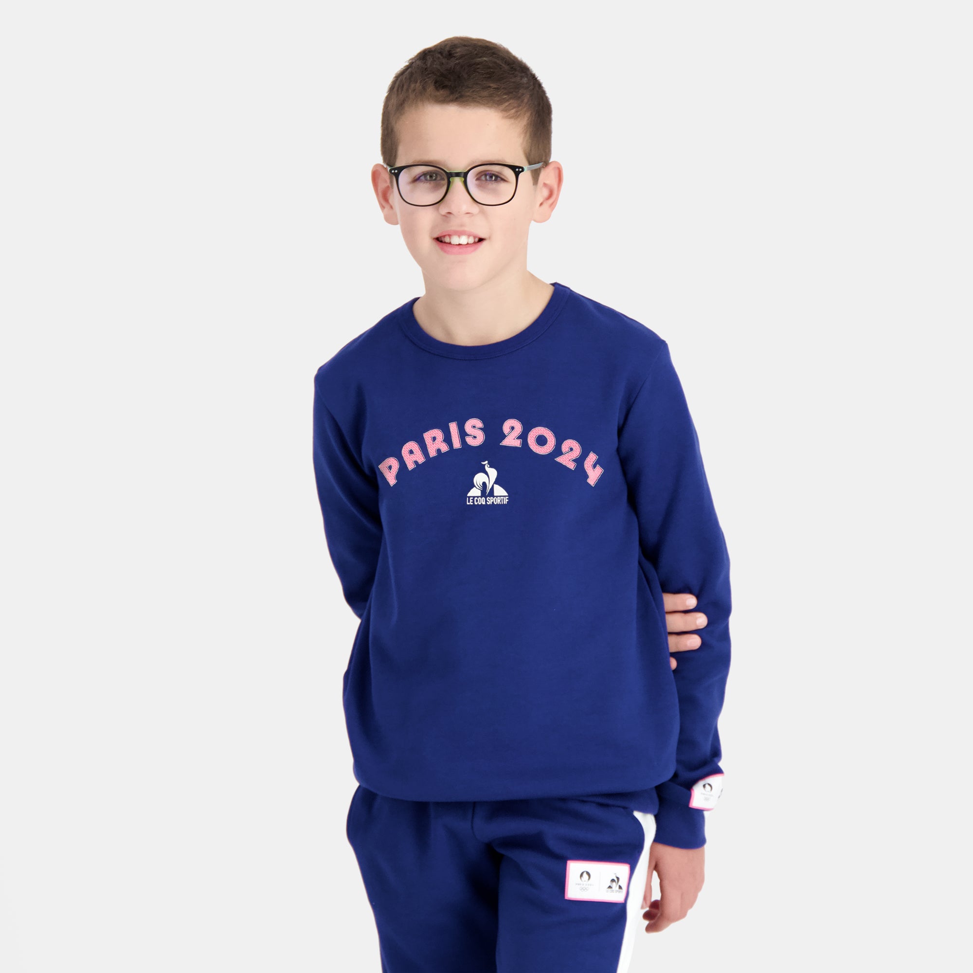 2410303-GRAPHIC P24 Crew Sweat N°1 Enfant blue d  | Sweatshirtshirt Mit Rundhalsausschnitt für Kinder