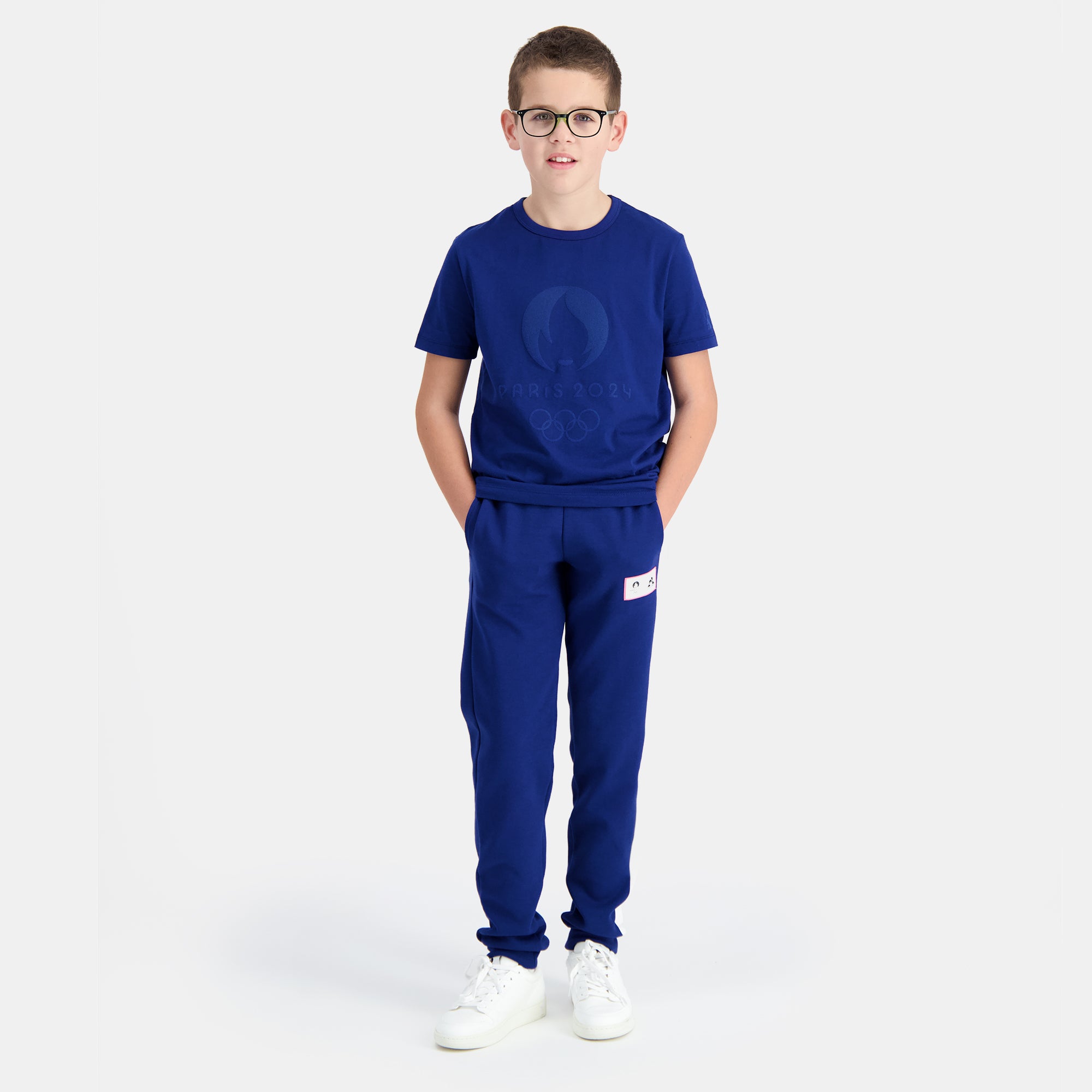 2410305-GRAPHIC P24 Pant Regular N°1 Enfant blue  | Pantaloni Bambino