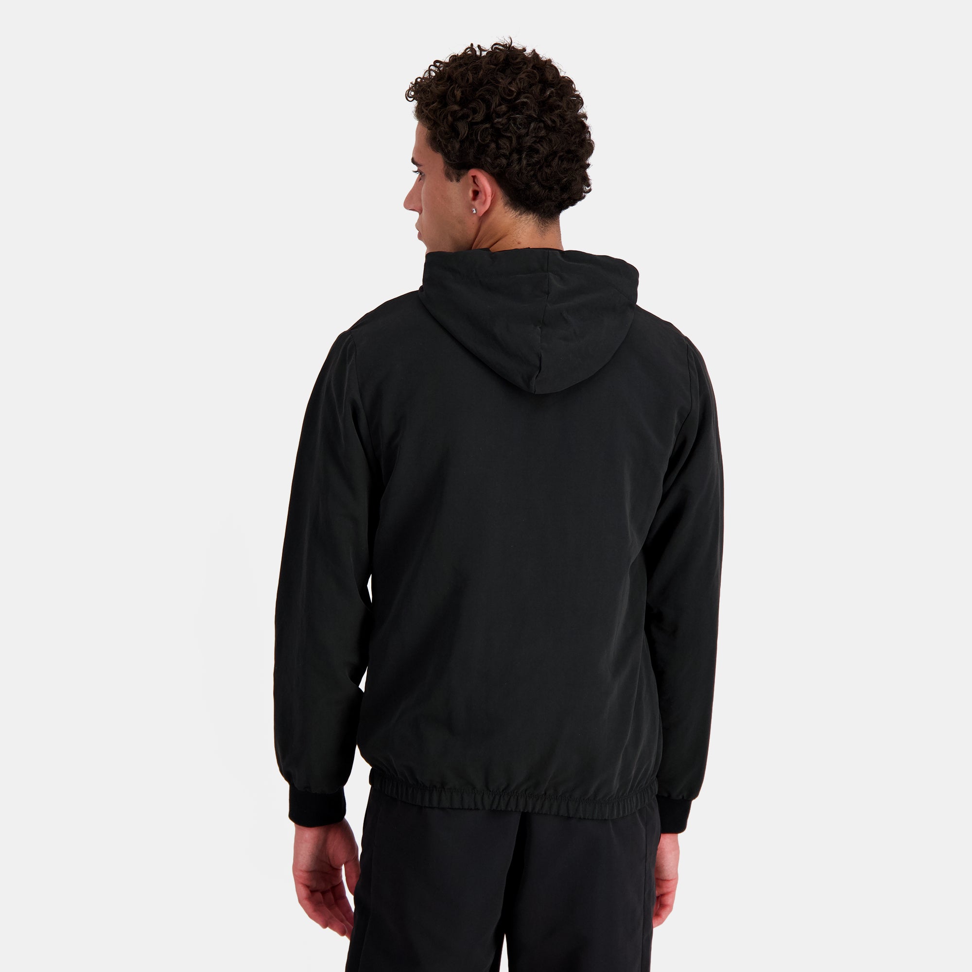 2410322-FOOT P24 FZ Hoody N°1 M black  | Kapuzenpulli Mit Reißverschluss für Herren