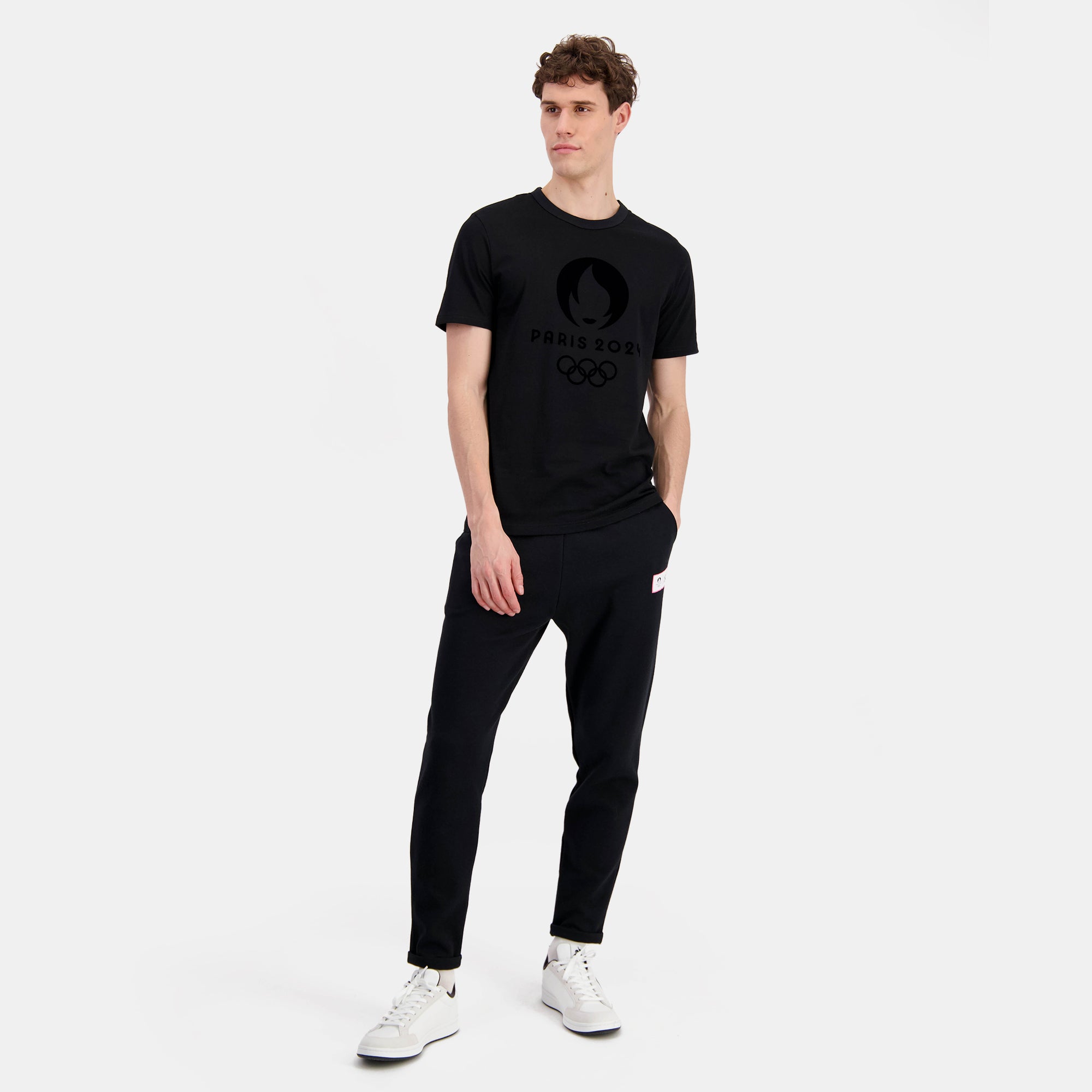 2410386-GRAPHIC P24 Tee SS N°1 M black  | Camiseta Unisex