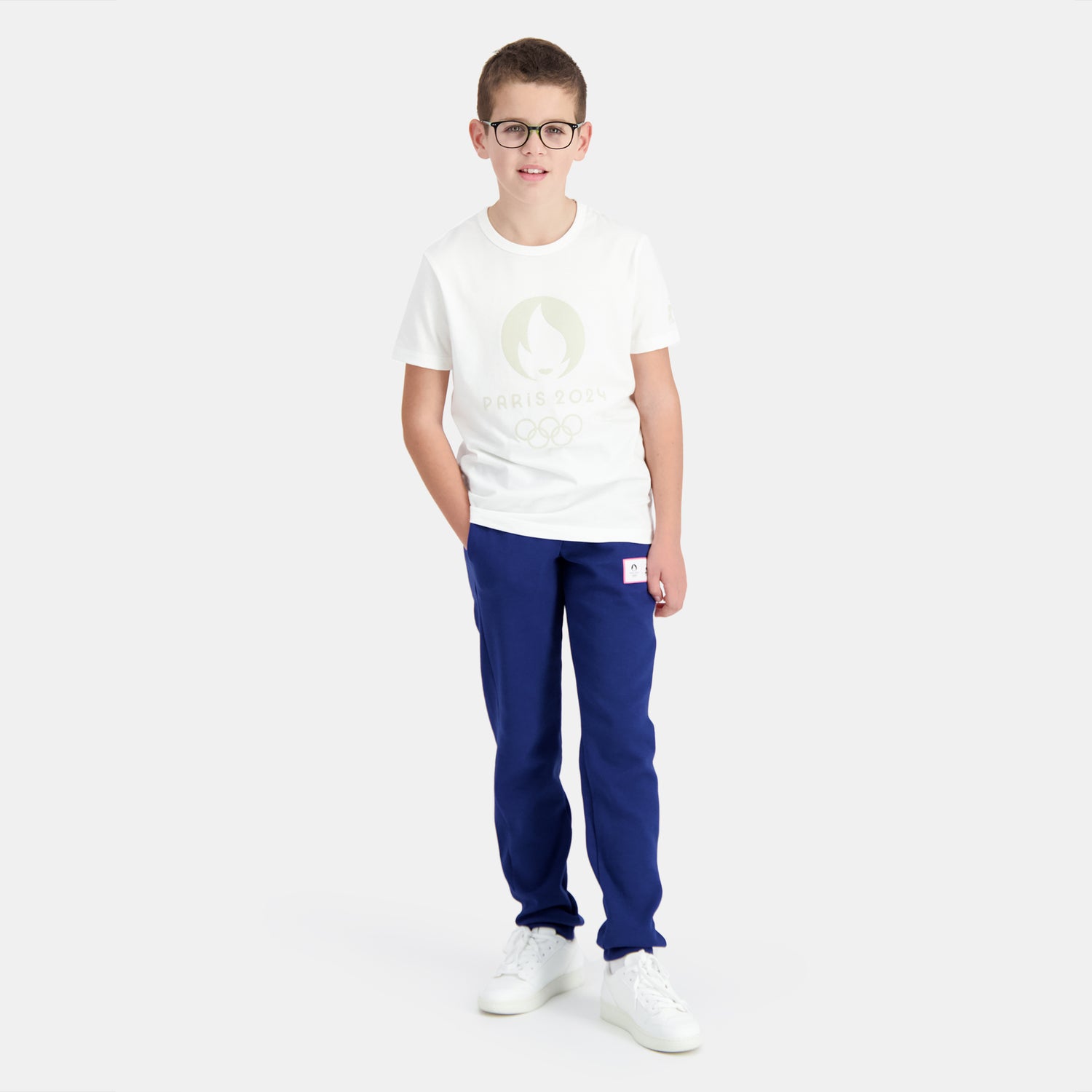 2410391-GRAPHIC P24 Tee SS N°2 Enfant marshmallo  | Camiseta para Niño
