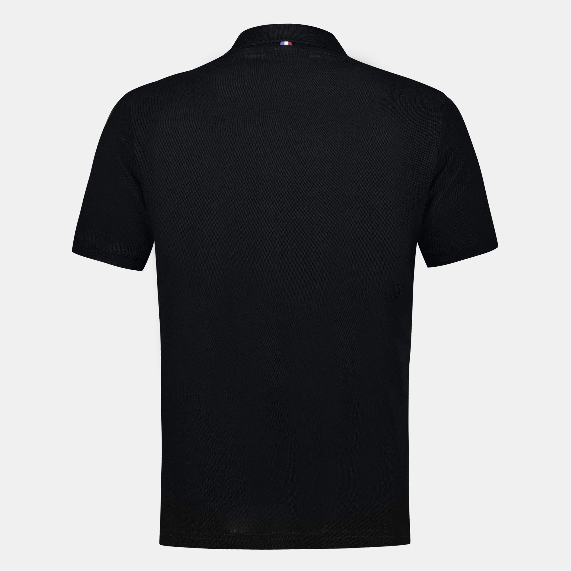 2410410-ESS T/T Polo SS N°1 M black  | Polo Uomo en jersey piqué coton