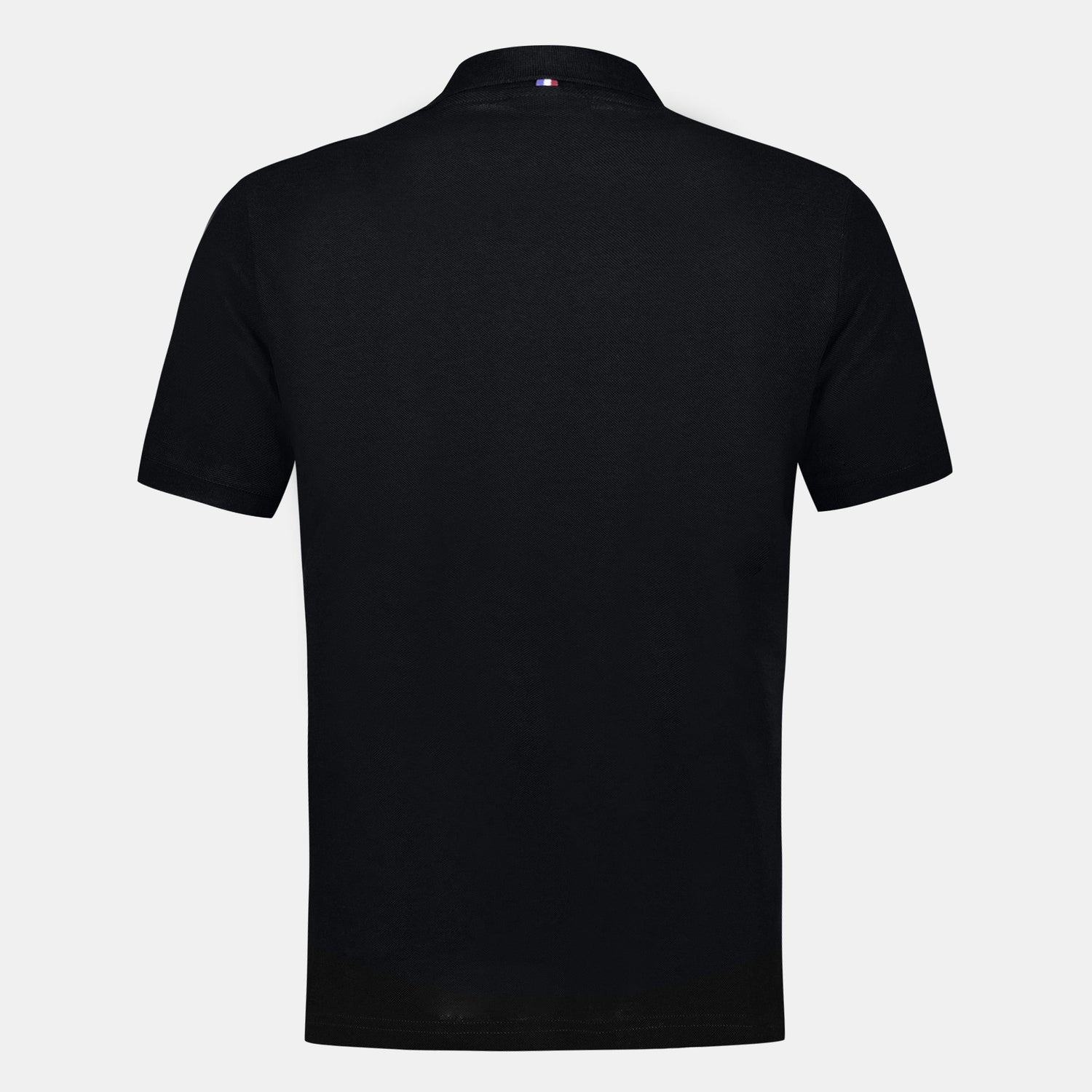 2410410-ESS T/T Polo SS N°1 M black  | Polohemd für Herren en jersey piqué coton