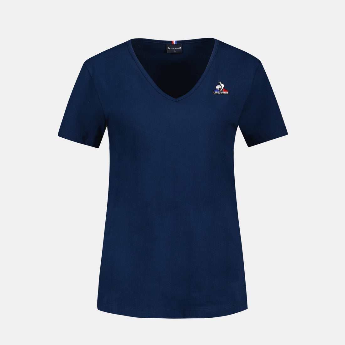 2410473-ESS Tee SS Col V N°1 W victory blue  | Camiseta Mujer