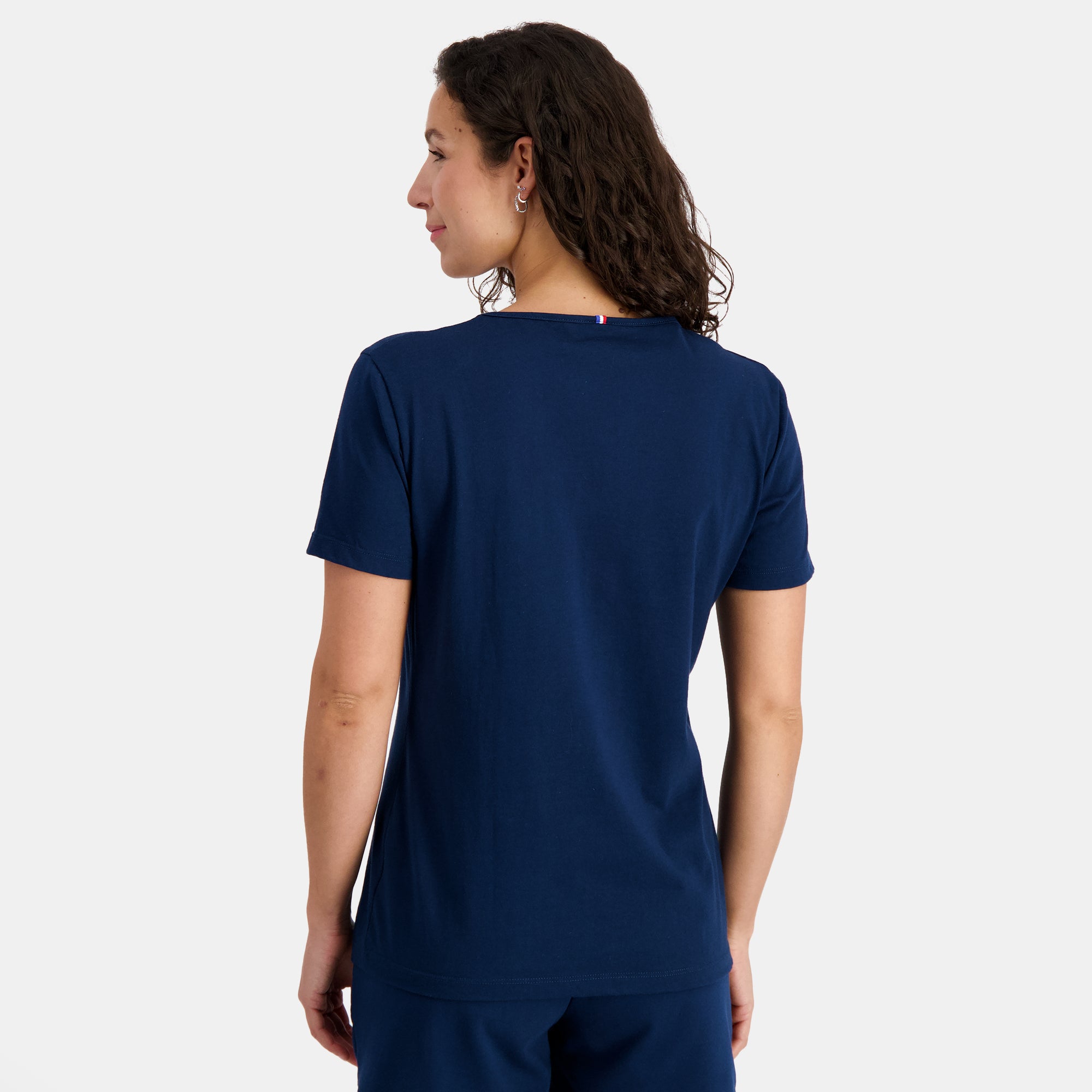 2410473-ESS Tee SS Col V N°1 W victory blue  | T-Shirt for women