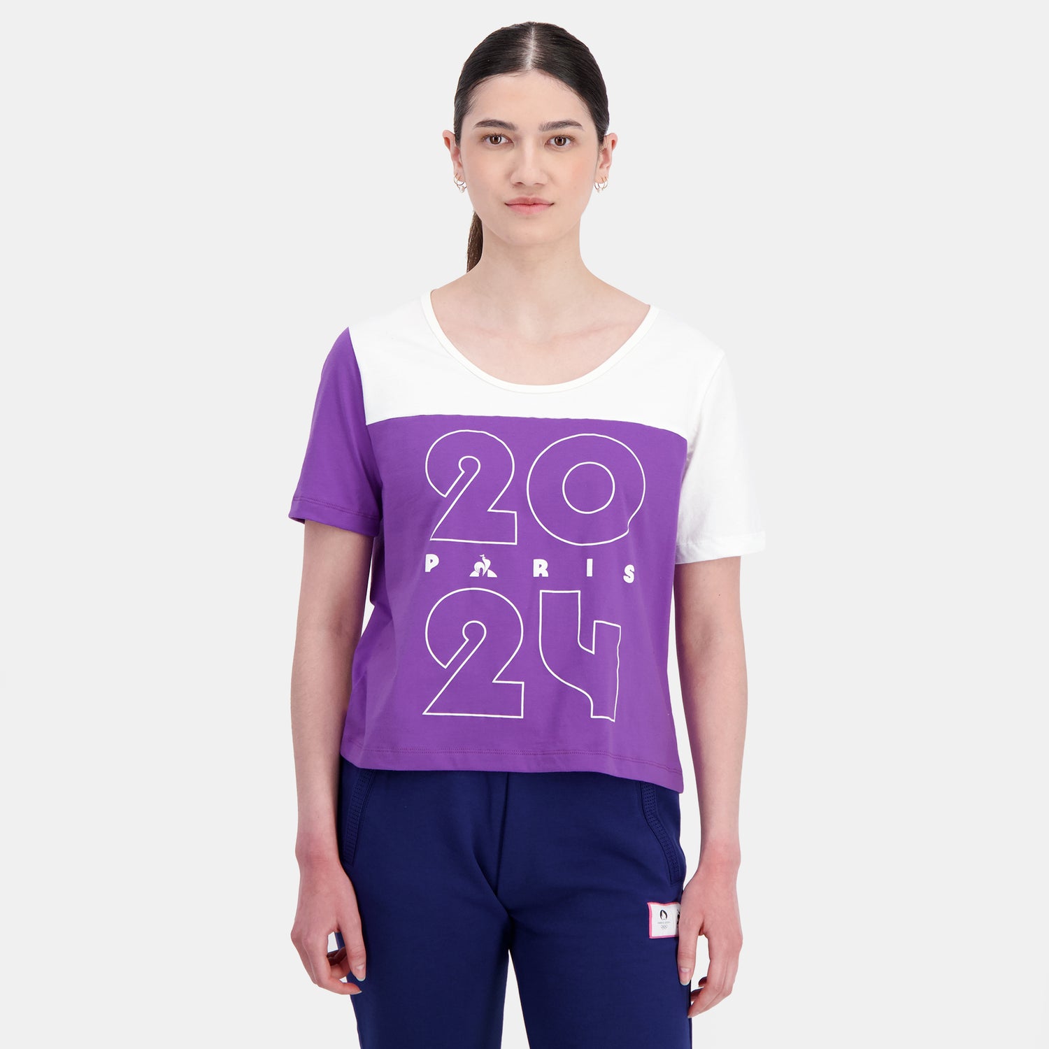 2410585-GRAPHIC P24 Tee SS N°2 W chive blossom/m  | T-Shirt für Damen