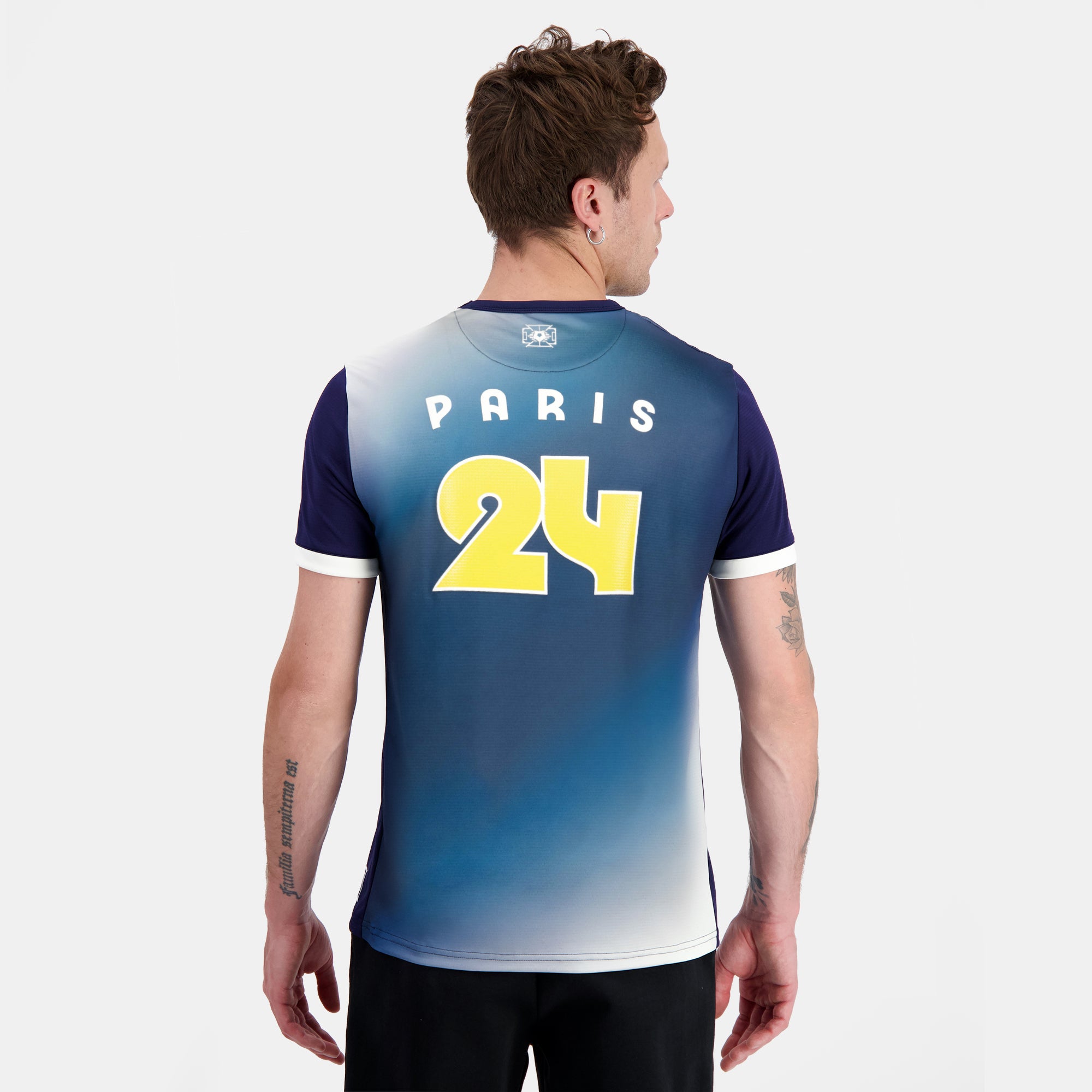 2410597-FOOT P24 Tee SS N°1 M bleu nuit/marshmal  | T-Shirt for men