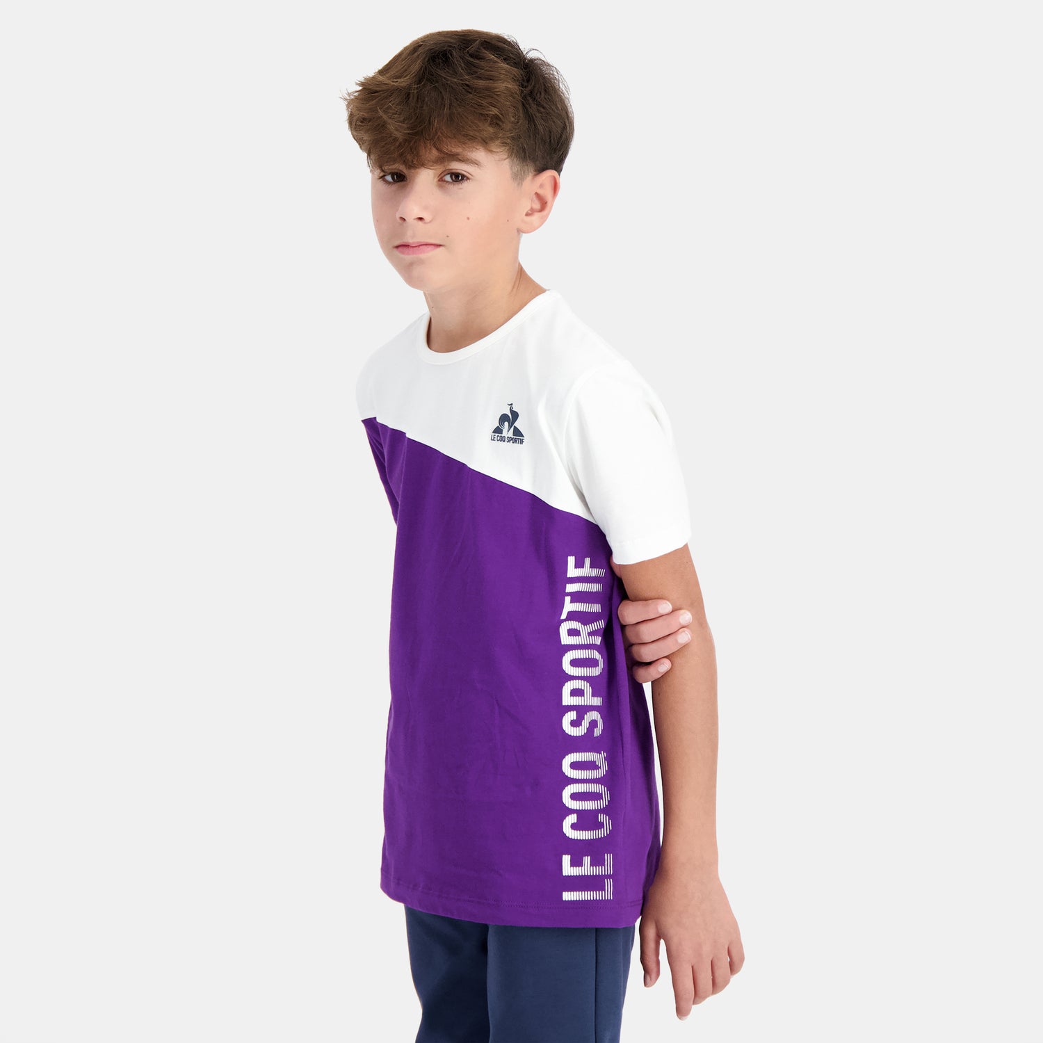 2410684-BAT Tee SS N°1 Enfant n.o.w/violet j.  | Camiseta para Niño