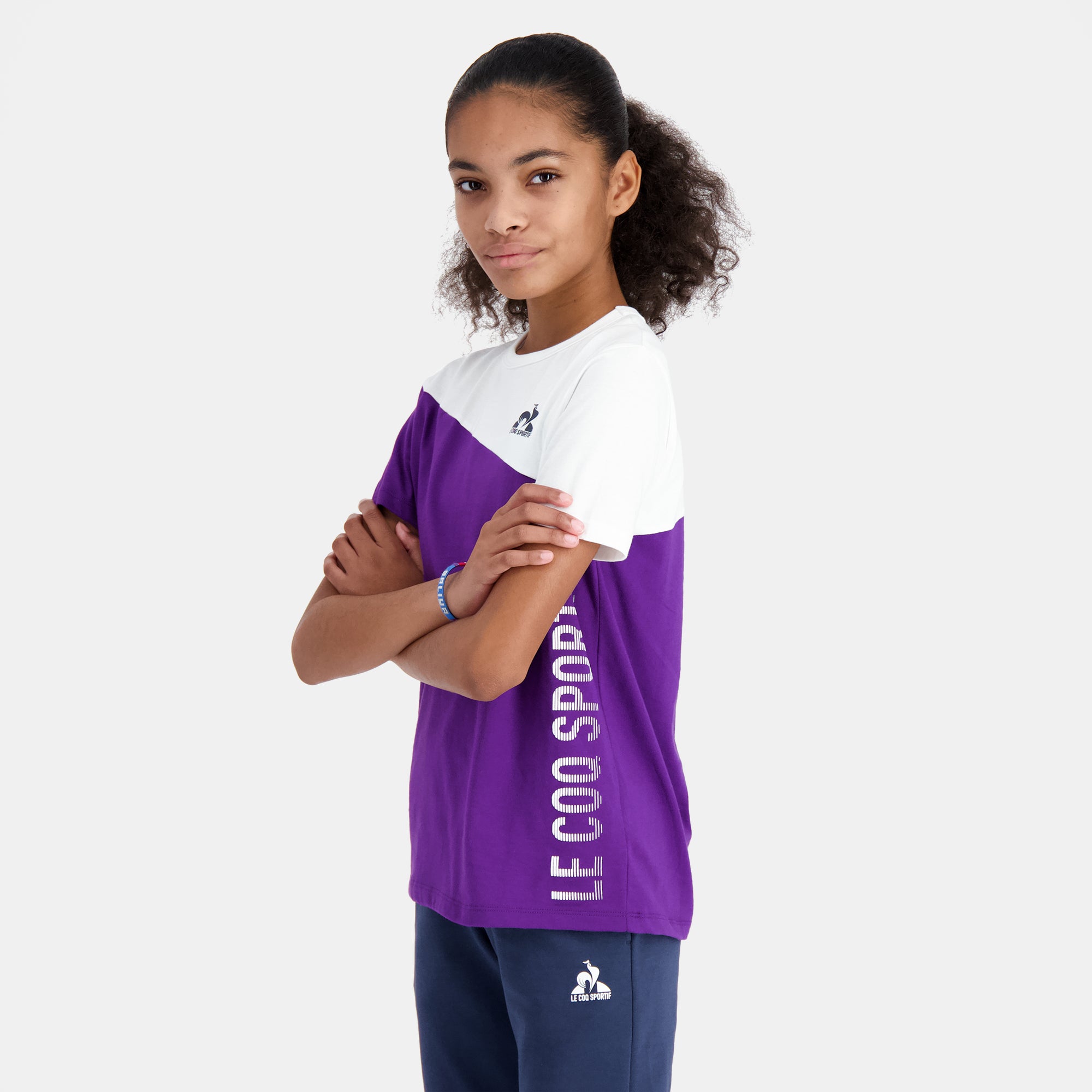 2410684-BAT Tee SS N°1 Enfant n.o.w/violet j. | T-shirt Enfant