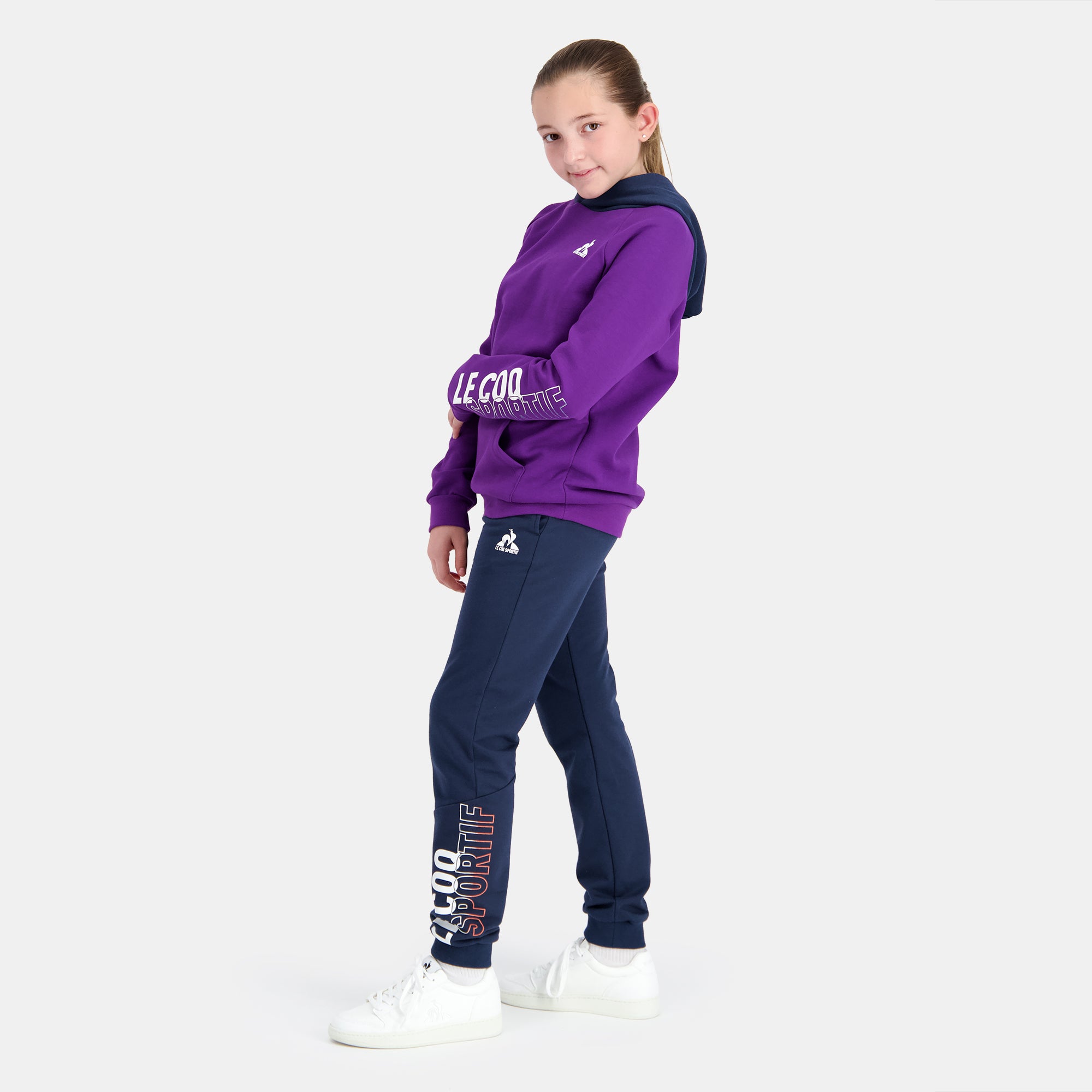 2410685-SAISON 2 Hoody N°1 Enfant violet j/dress  | Hoodie for kids