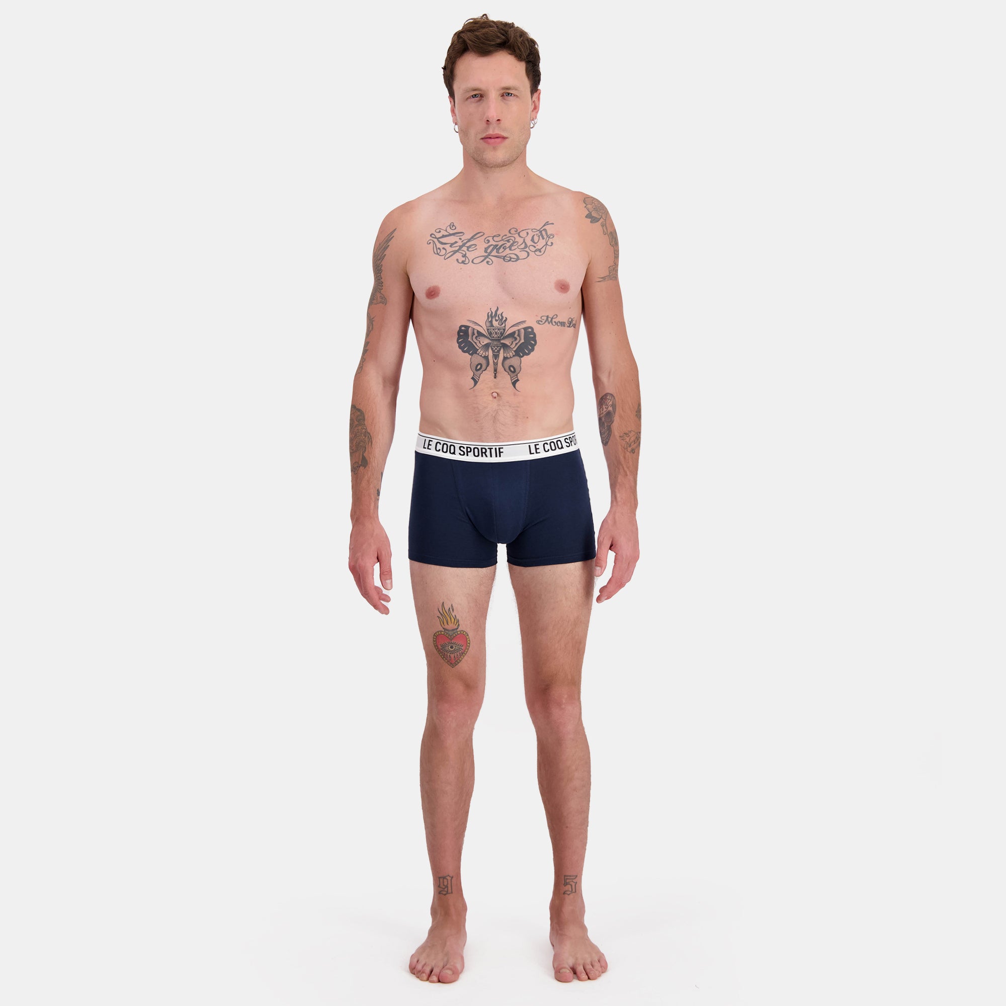 2410774-ESS SSVET Lot de 2 Boxer M dress blue/dr | Lot 2 Boxers Homme