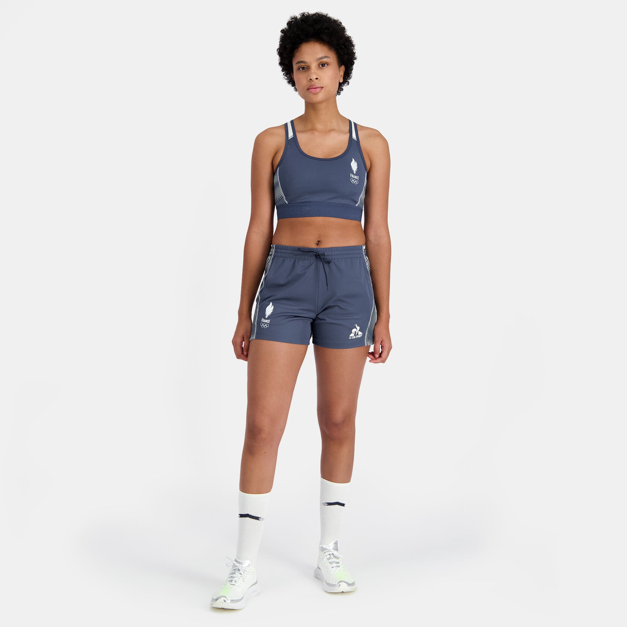 2420521-O TRAINING Short N°2 W insignia blue | Short Équipe de France Femme