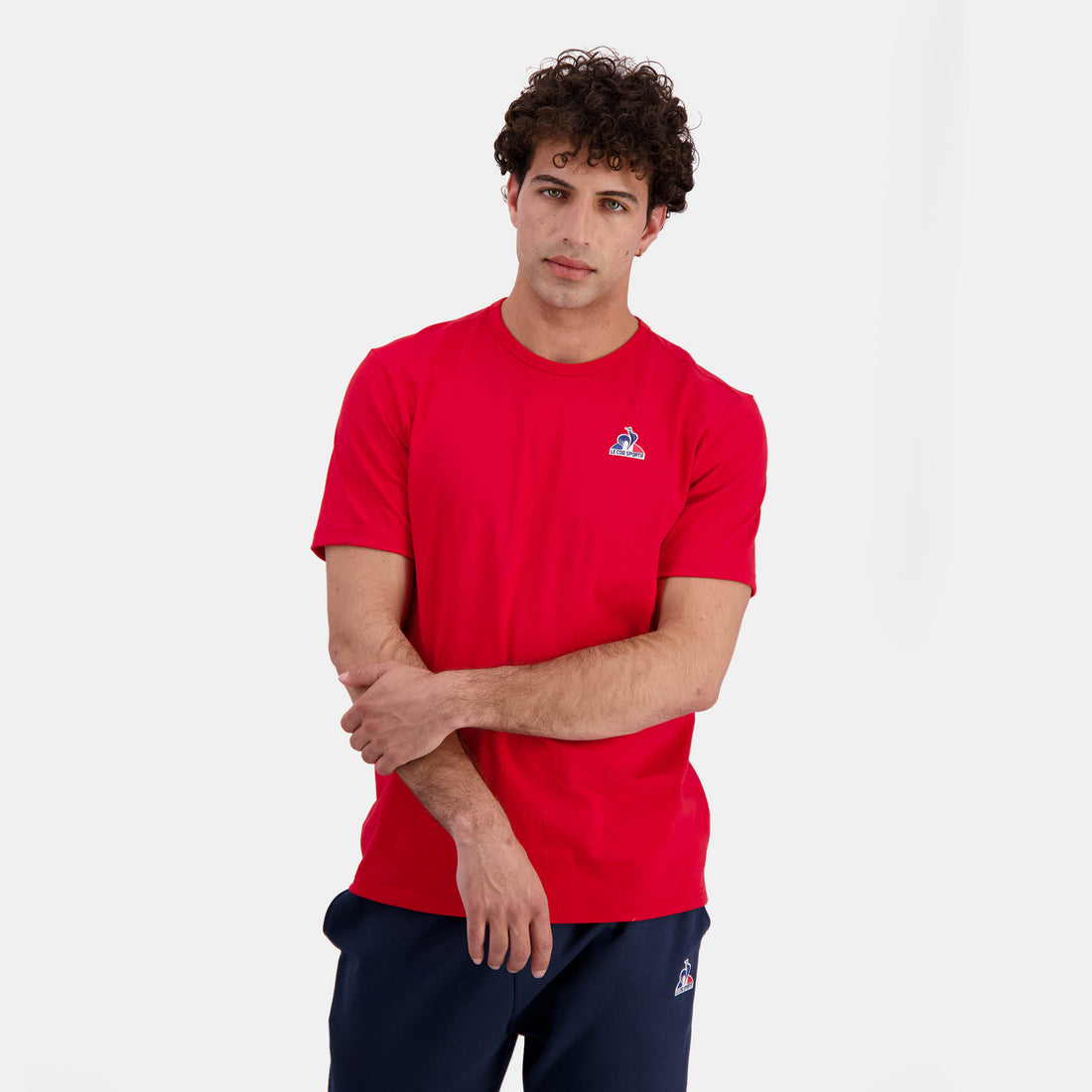 2422950-ESS Tee SS N°1 M pur rouge | T-shirt Homme