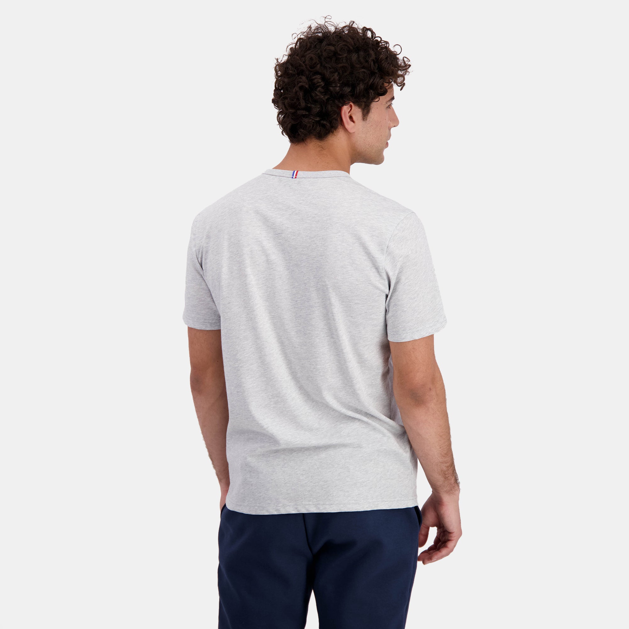 2423687-ESS Tee SS N°2 M gris chiné clair | T-shirt Homme