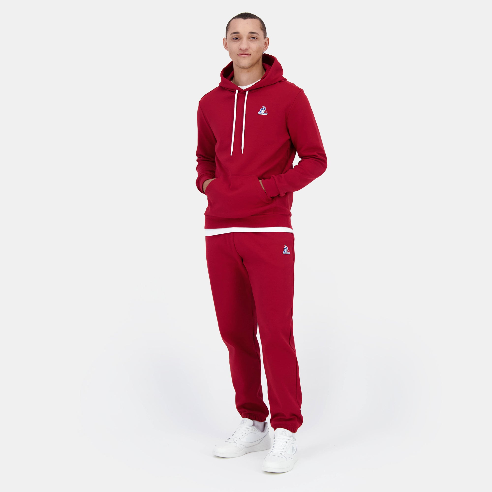 2510030-ESS Hoody N°1 M rio red | Sweat à capuche Homme