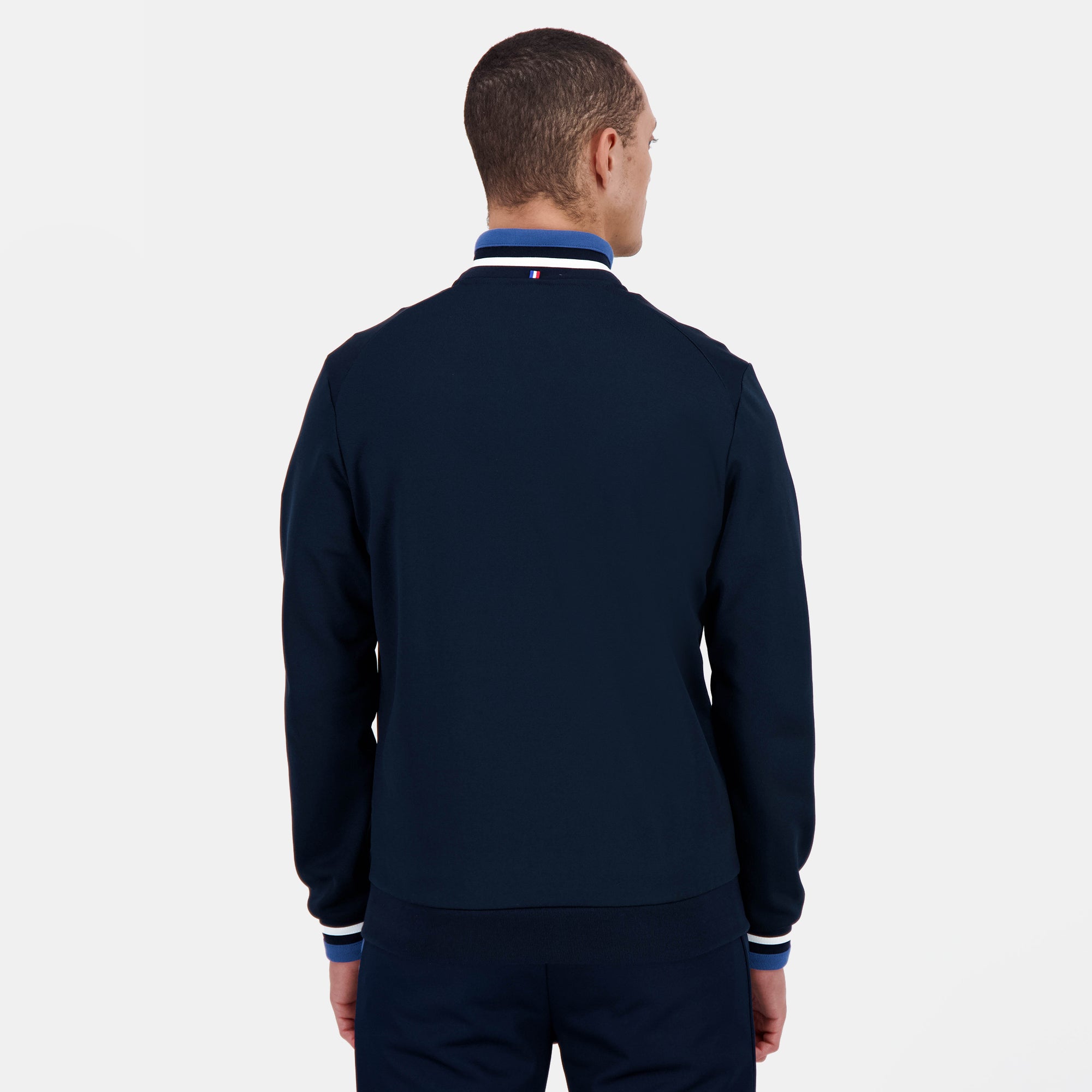 2520339-HERITAGE SP FZ Sweat N°1 M sky captain | Sweat zippé Homme