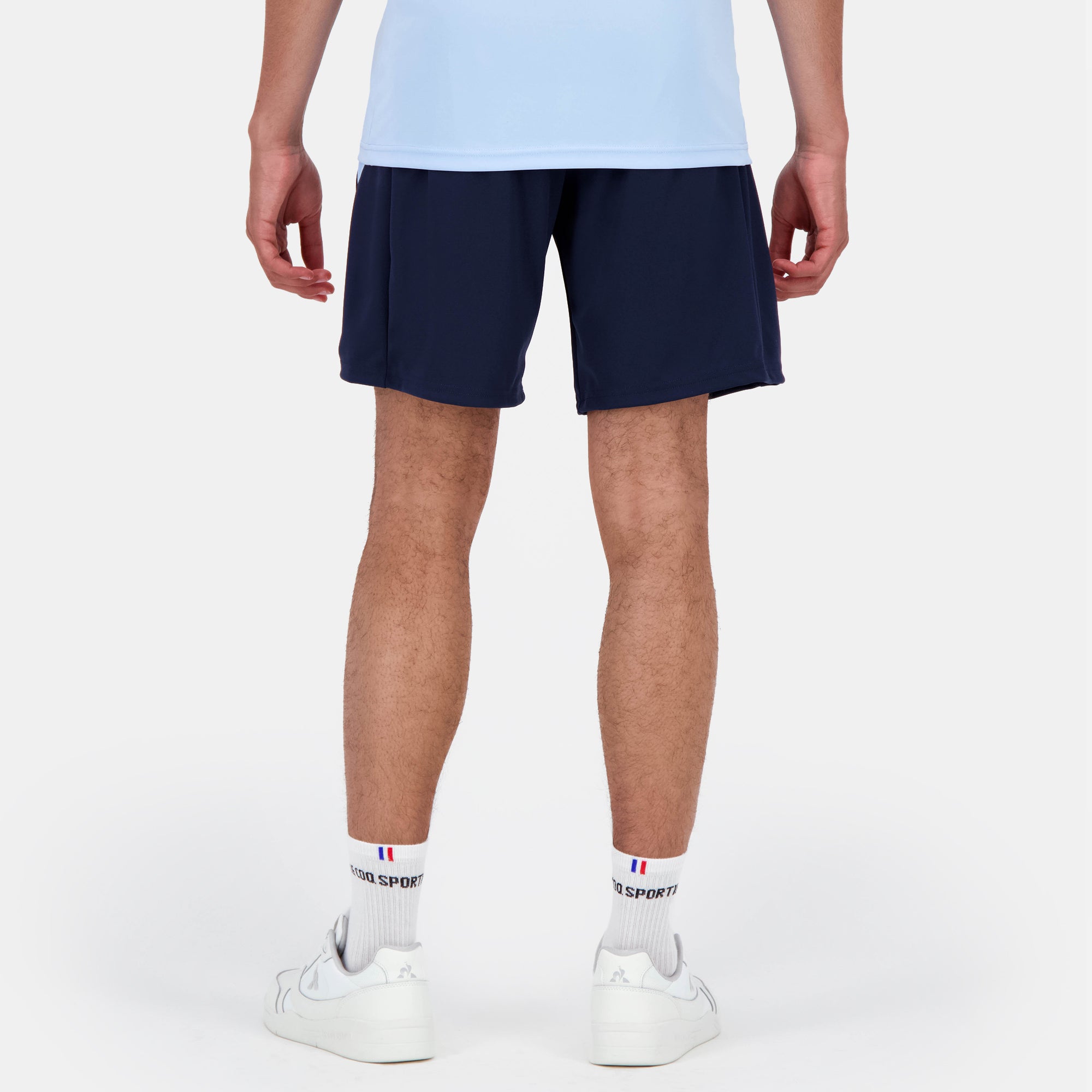 2520345-AB TRAINING Short Fitness Zip M dress bl | Short Homme