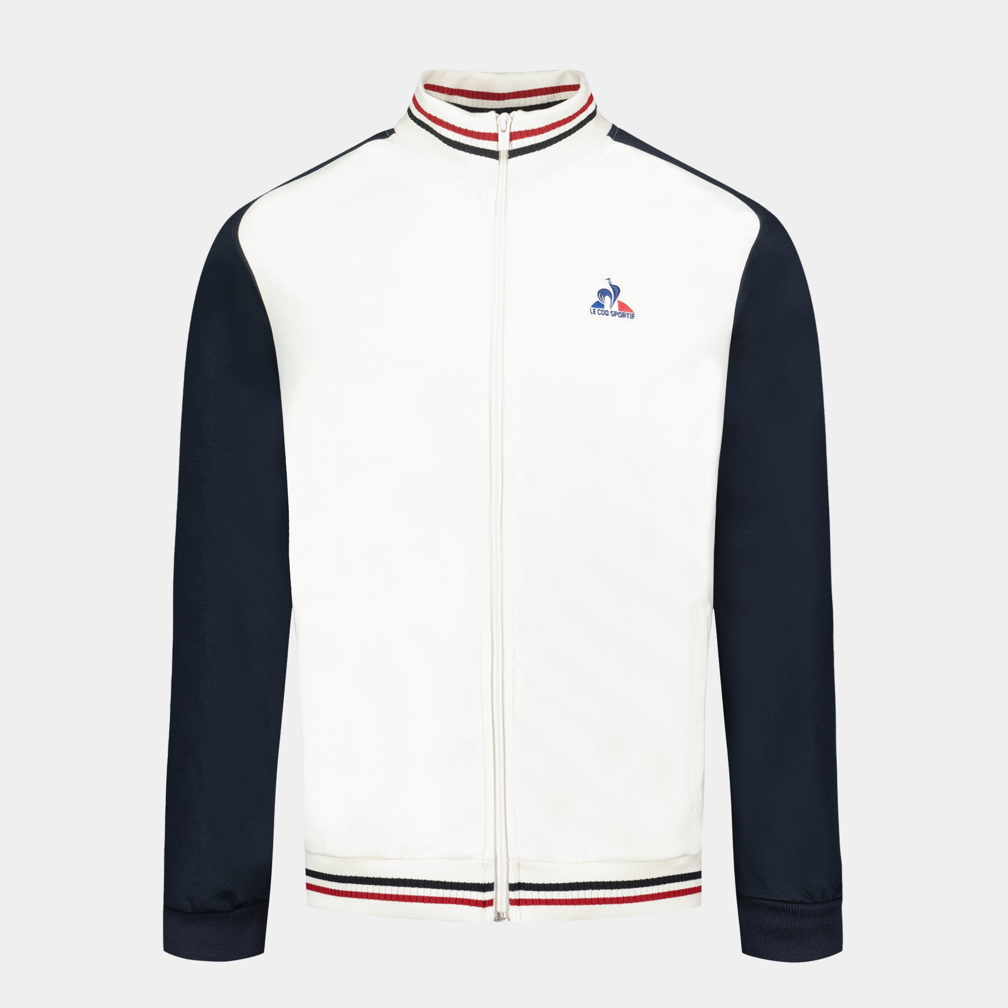 2520432-TRI LF FZ Sweat N°1 M marshmallow/sky ca | Sweat zippé Homme