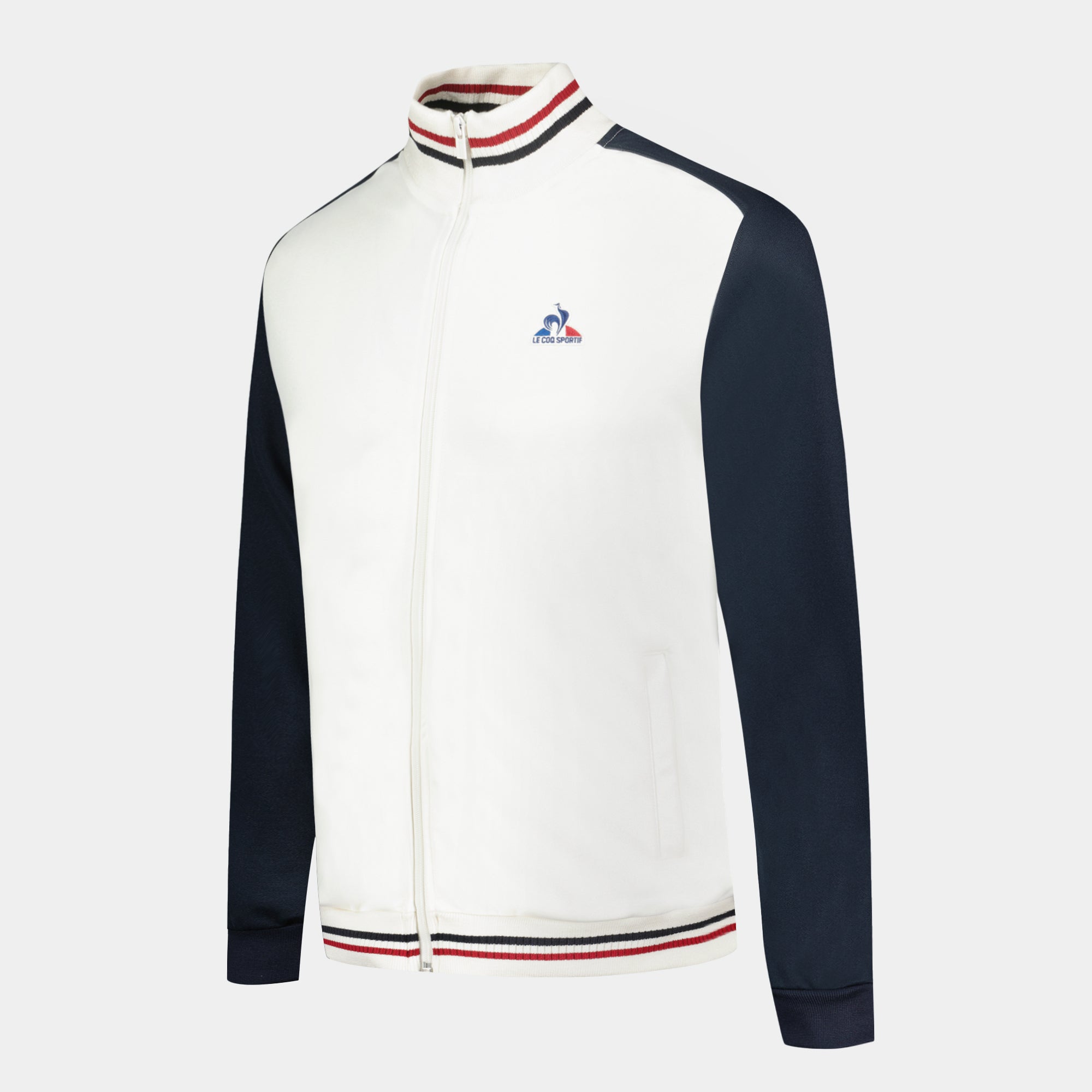 2520432-TRI LF FZ Sweat N°1 M marshmallow/sky ca | Sweat zippé Homme