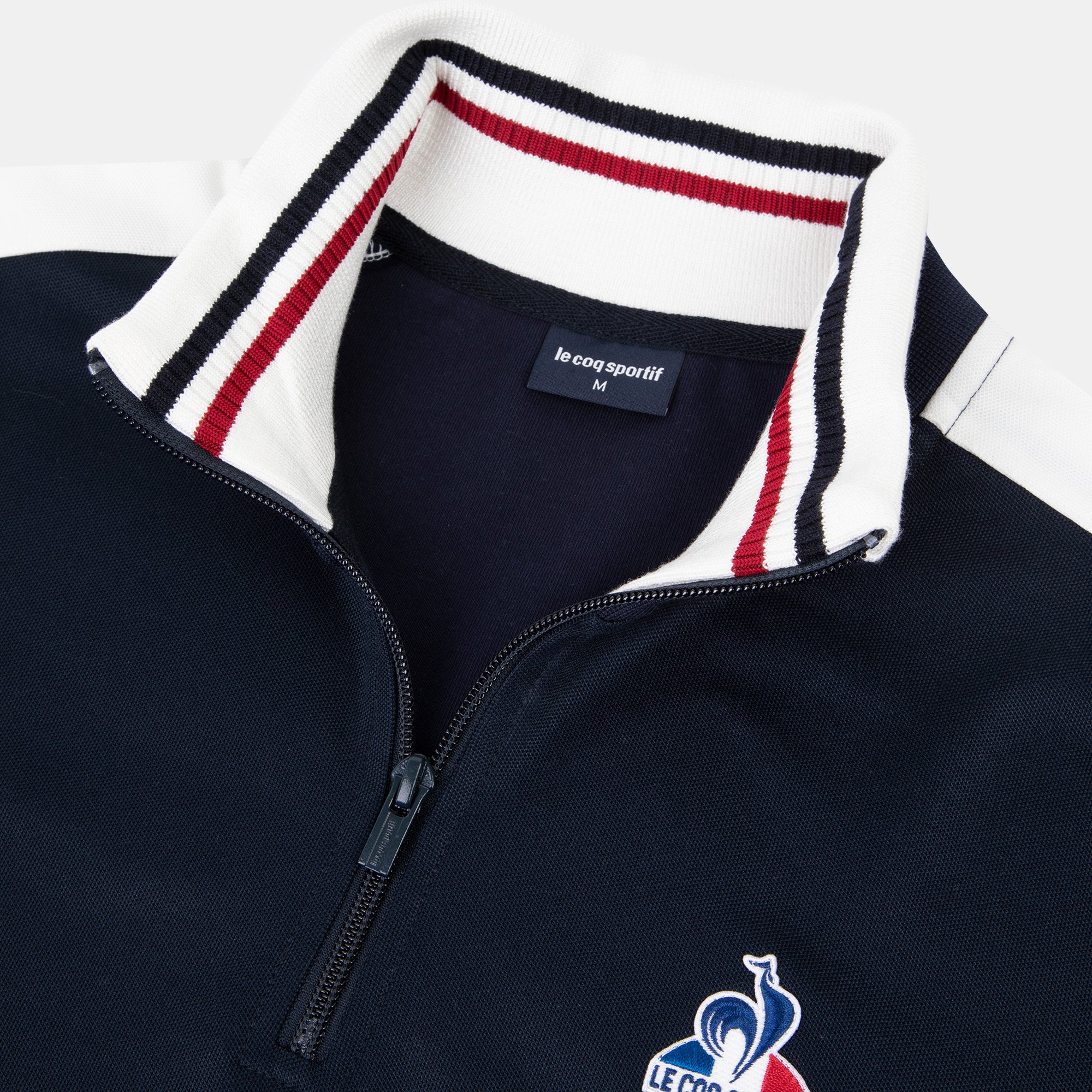 2520433-TRI LF Halfzip N°1 M marshmallow/sky cap | Sweat col rond Homme