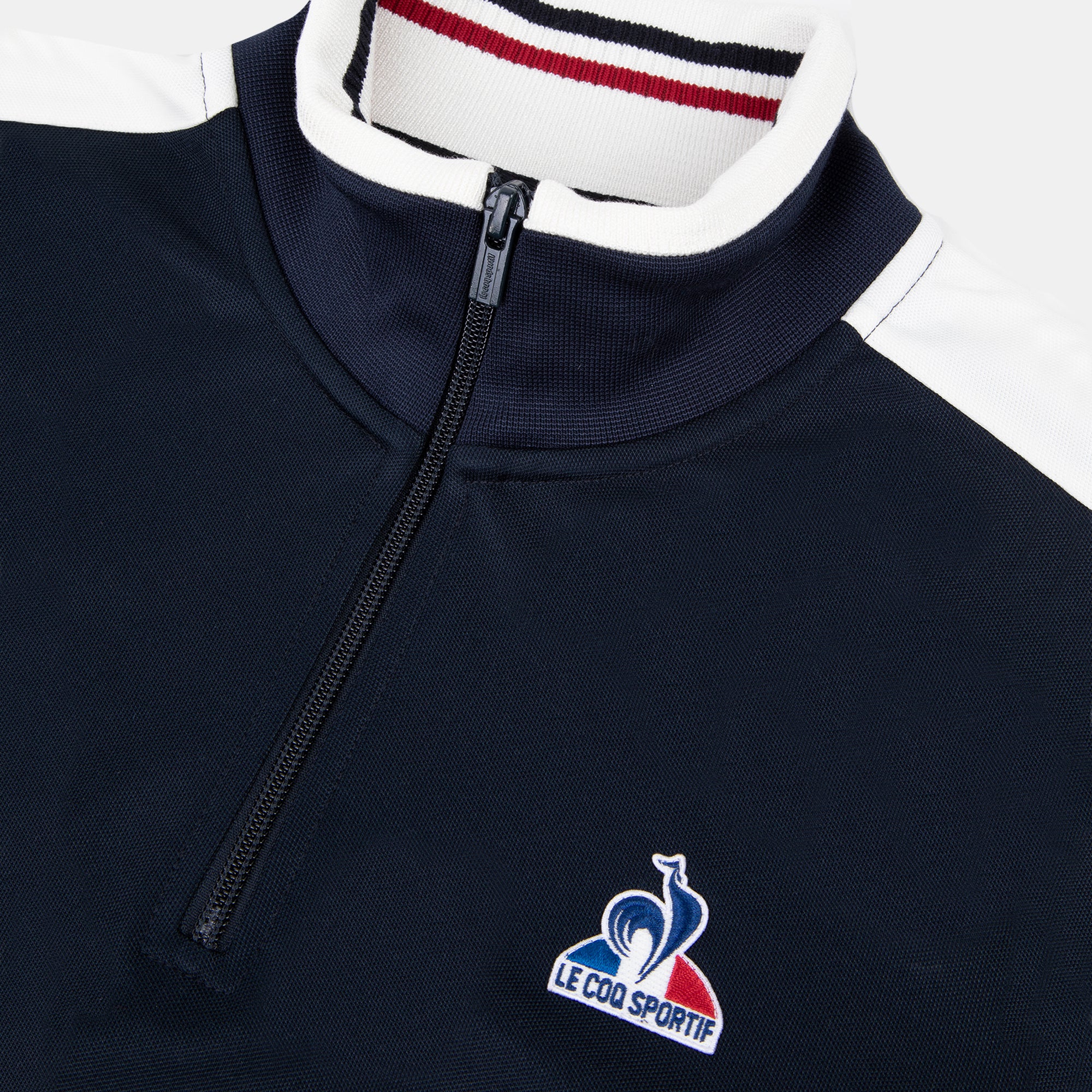 2520433-TRI LF Halfzip N°1 M marshmallow/sky cap | Sweat col rond Homme