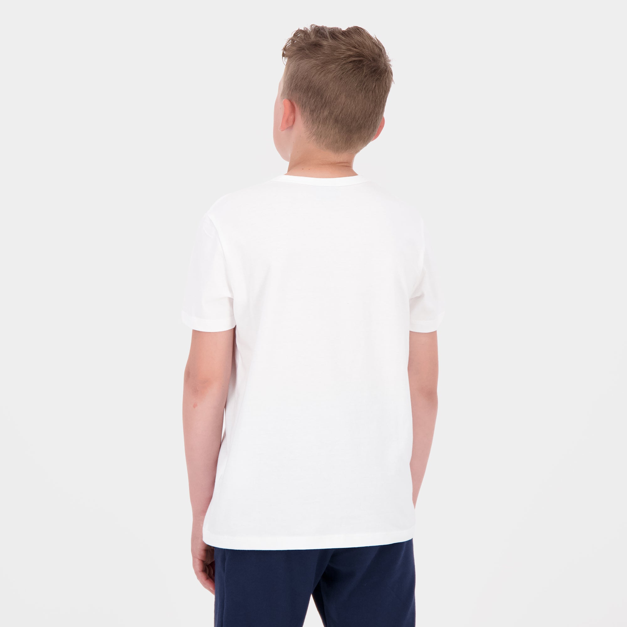 2520440-ESS Tee SS N°1 Enfant white light | T-shirt Enfant