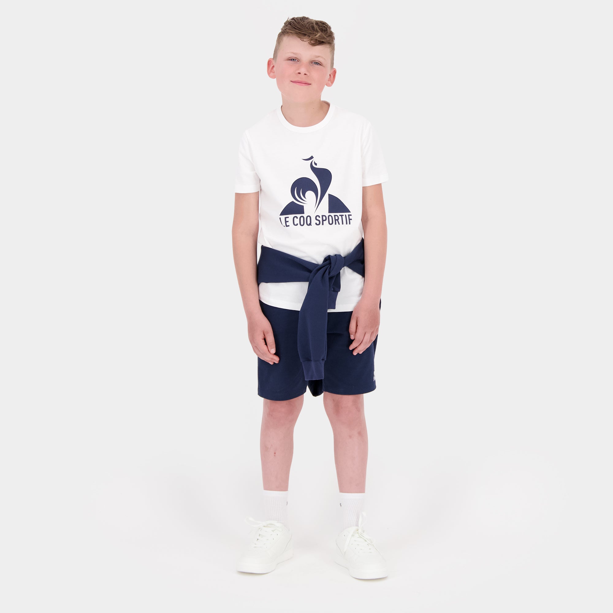 2520440-ESS Tee SS N°1 Enfant white light | T-shirt Enfant