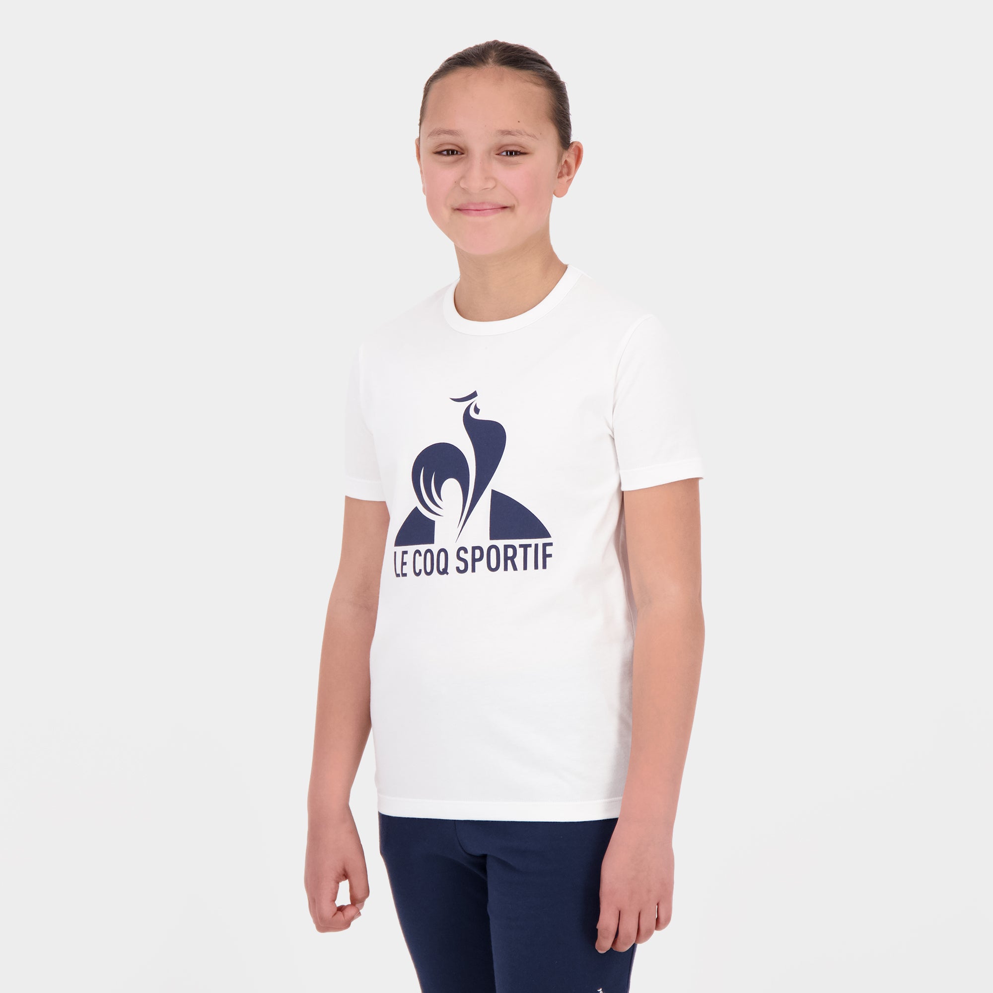 2520440-ESS Tee SS N°1 Enfant white light | T-shirt Enfant