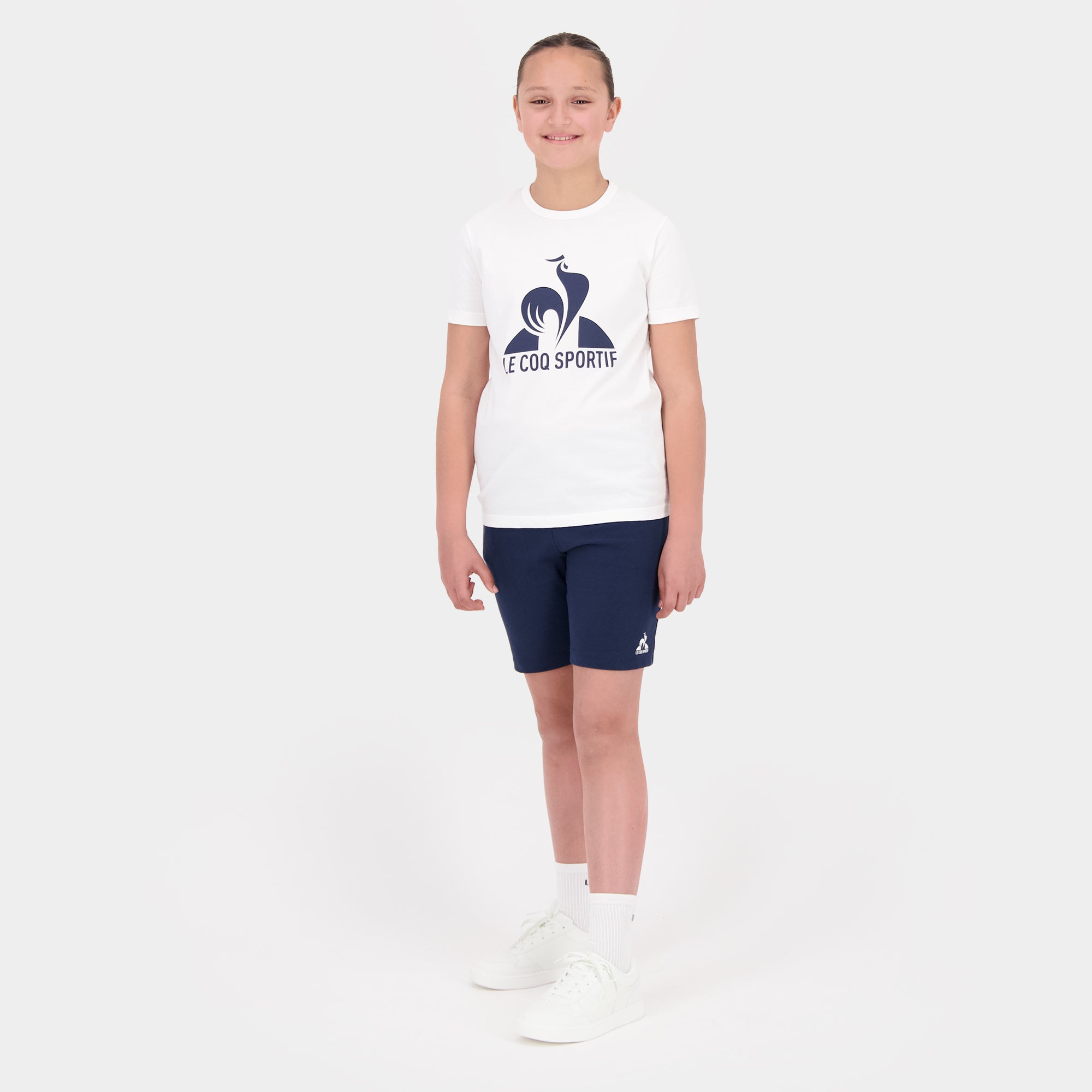 2520440-ESS Tee SS N°1 Enfant white light | T-shirt Enfant