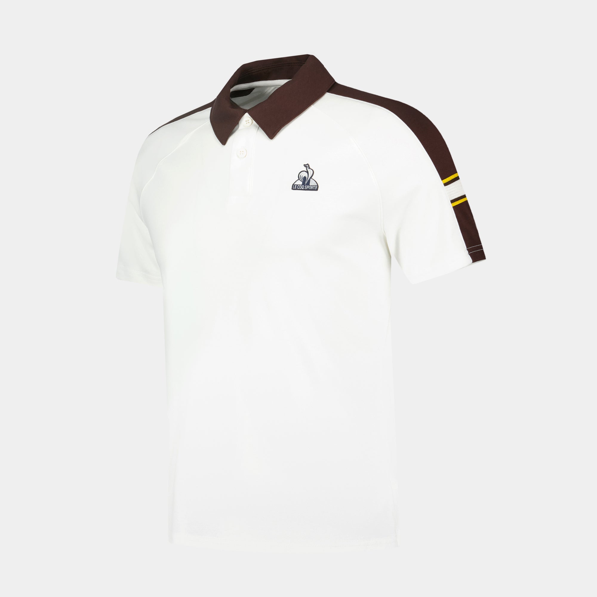 2520880-HERITAGE LF Polo SS N°1 M marshmallow/mo | Polo Homme