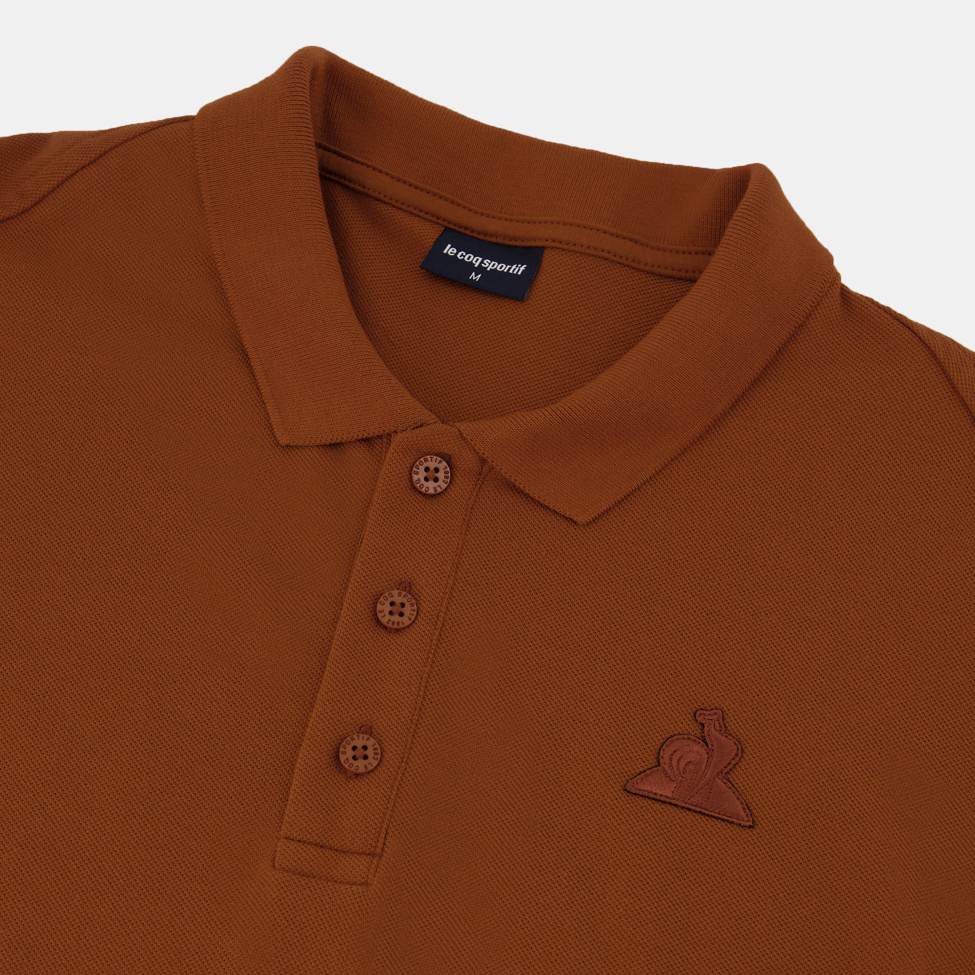 2520908-ESS T/T Polo SS N°1 M ginger bread | Polo Homme